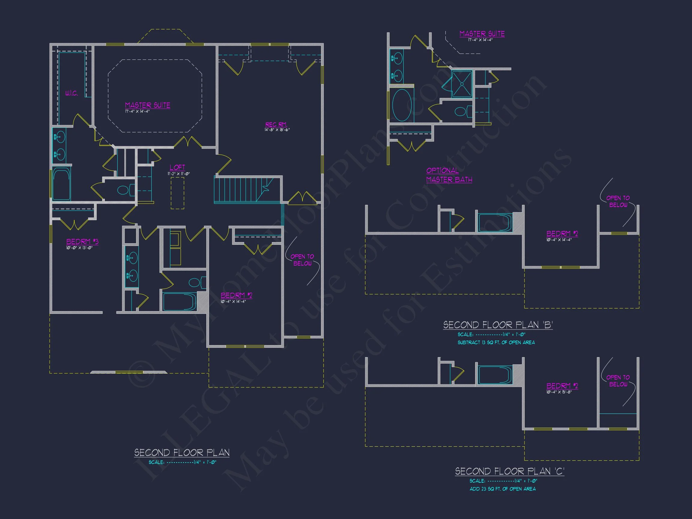 8-1694 HOUSE PLAN - Modern Craftsman House Plan: CAD Blueprint for 2-Story Design 6 Modern Craftsman house Plan: CAD Blueprint for 2-Story Design