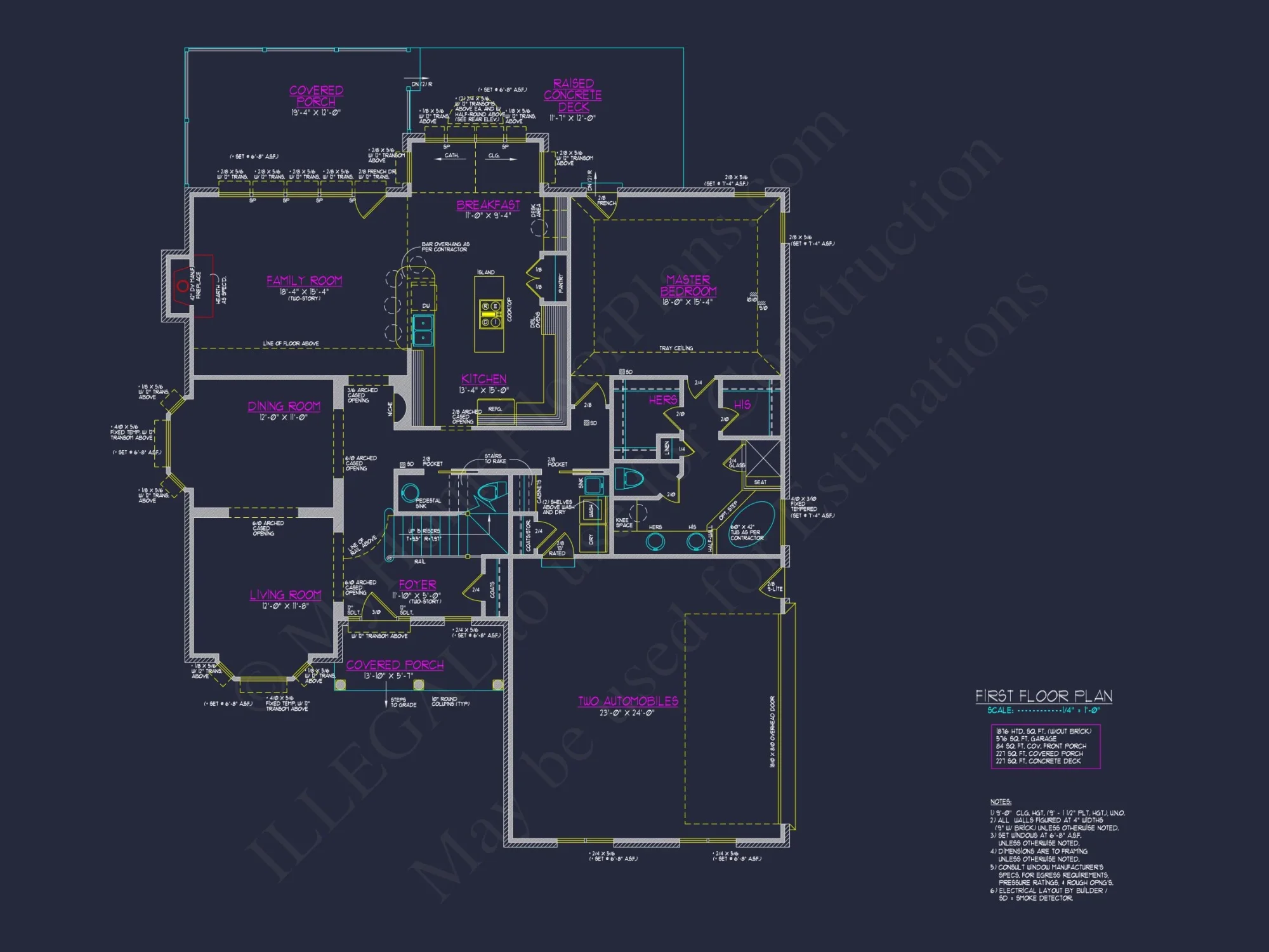 Elegant house Plan with CAD Blueprint & Modern Designs
