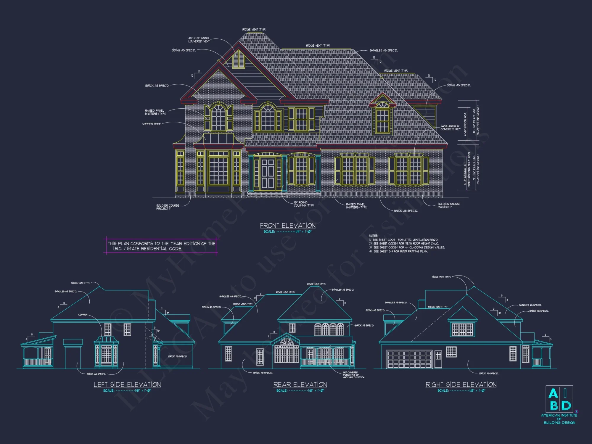 Elegant house Plan with CAD Blueprint & Modern Designs
