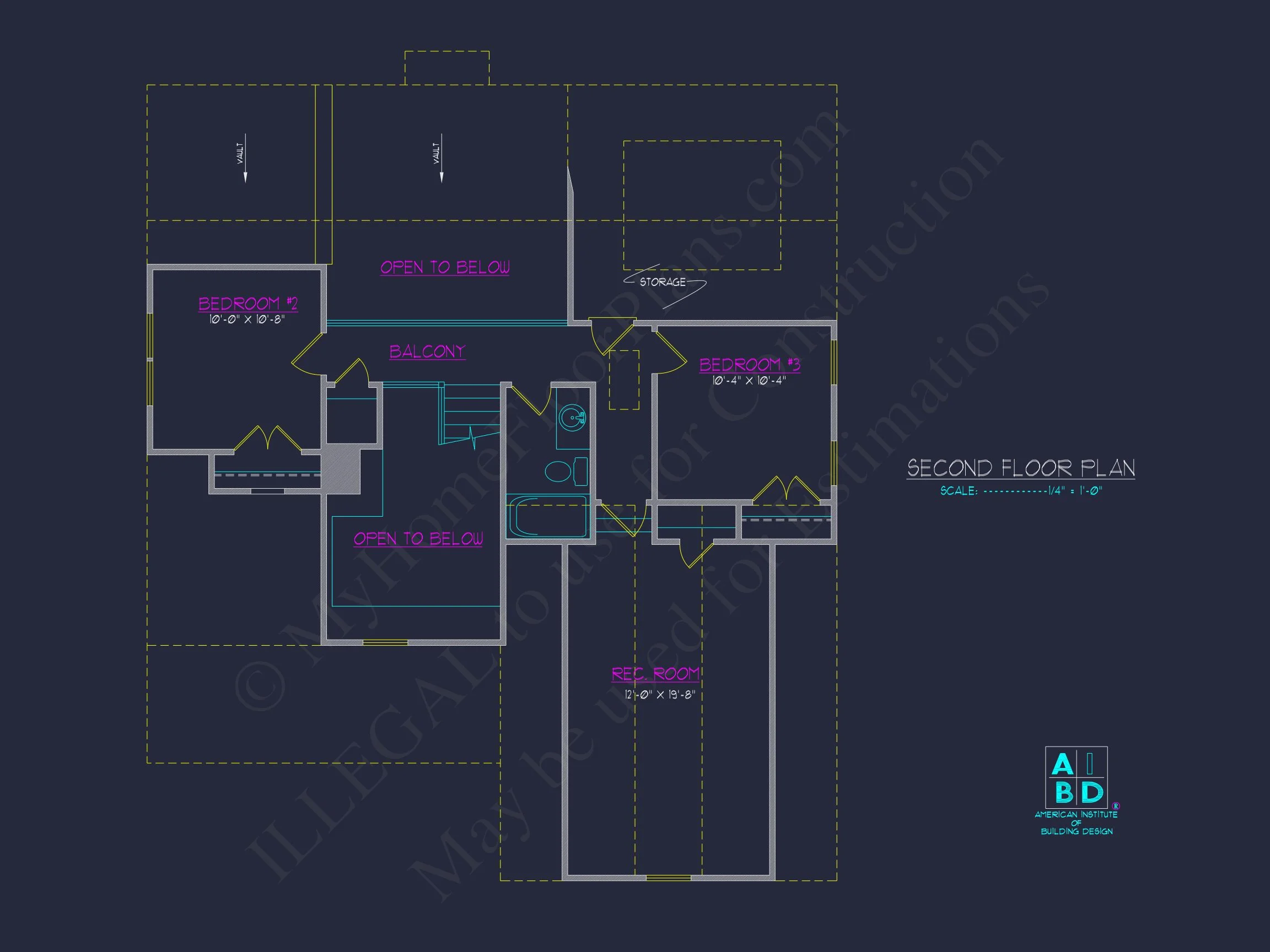 8-1598 HOUSE PLAN - Modern House Plan: Detailed Floor Plan & CAD Blueprint Designs 6 Modern house Plan: Detailed Floor Plan & CAD Blueprint Designs