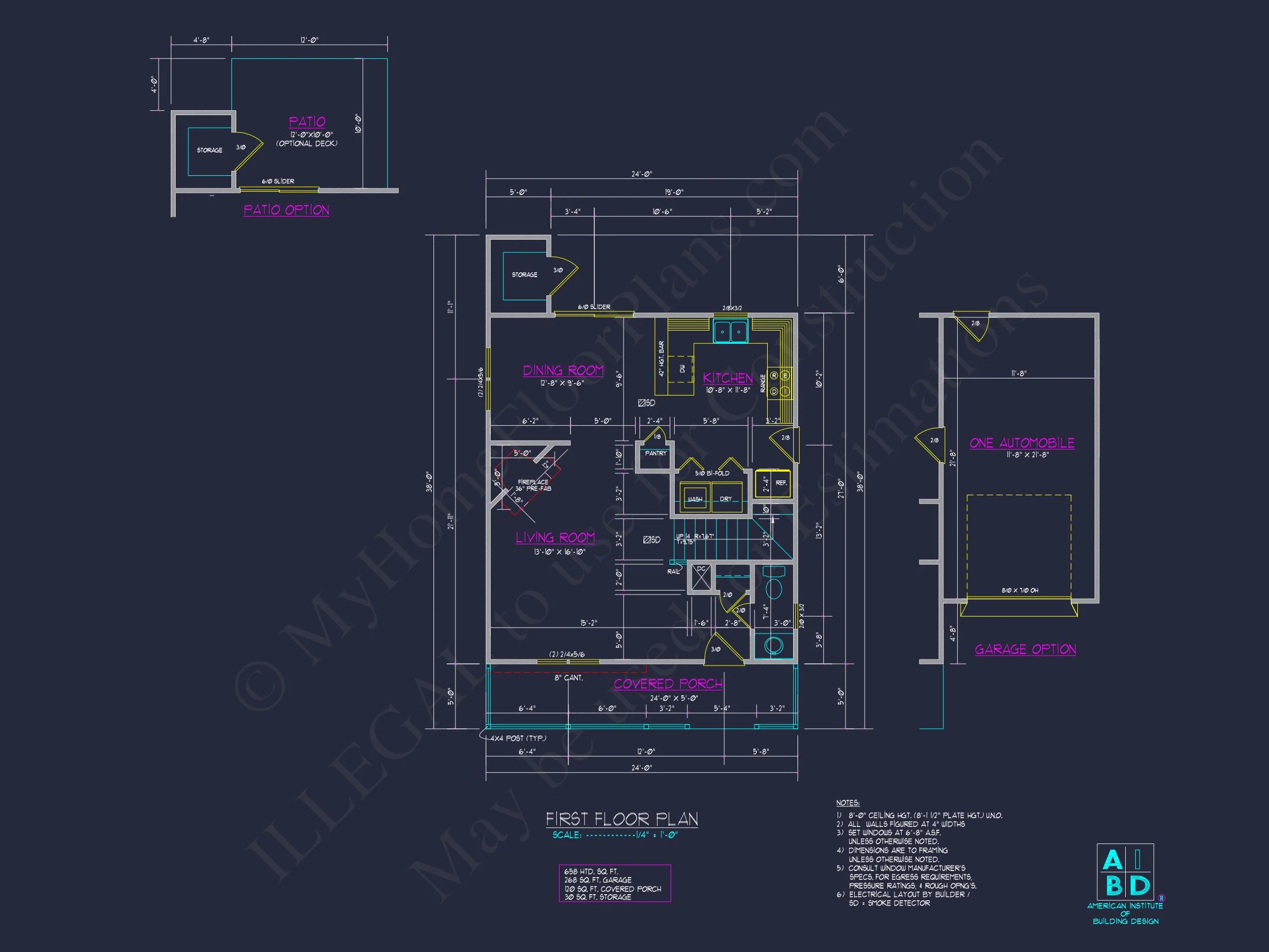 8-1474 HOUSE PLAN - Modern House Floor Plan with 2-Story CAD Blueprint Designs 8 Modern house Floor Plan with 2-Story CAD Blueprint Designs