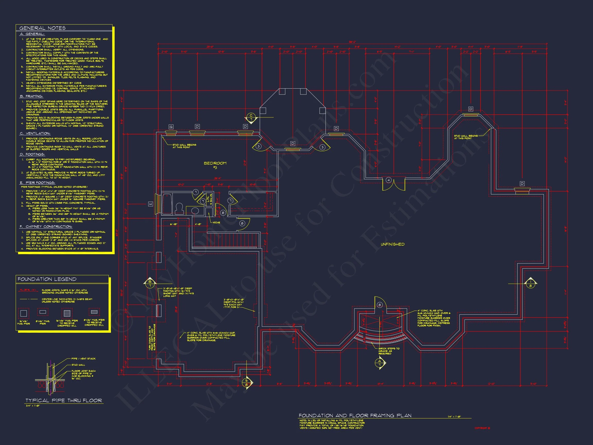 8-1373 HOUSE PLAN - Charming House Plan with Spacious Floor Plan and CAD Designs 11 Charming house Plan with Spacious Floor Plan and CAD Designs