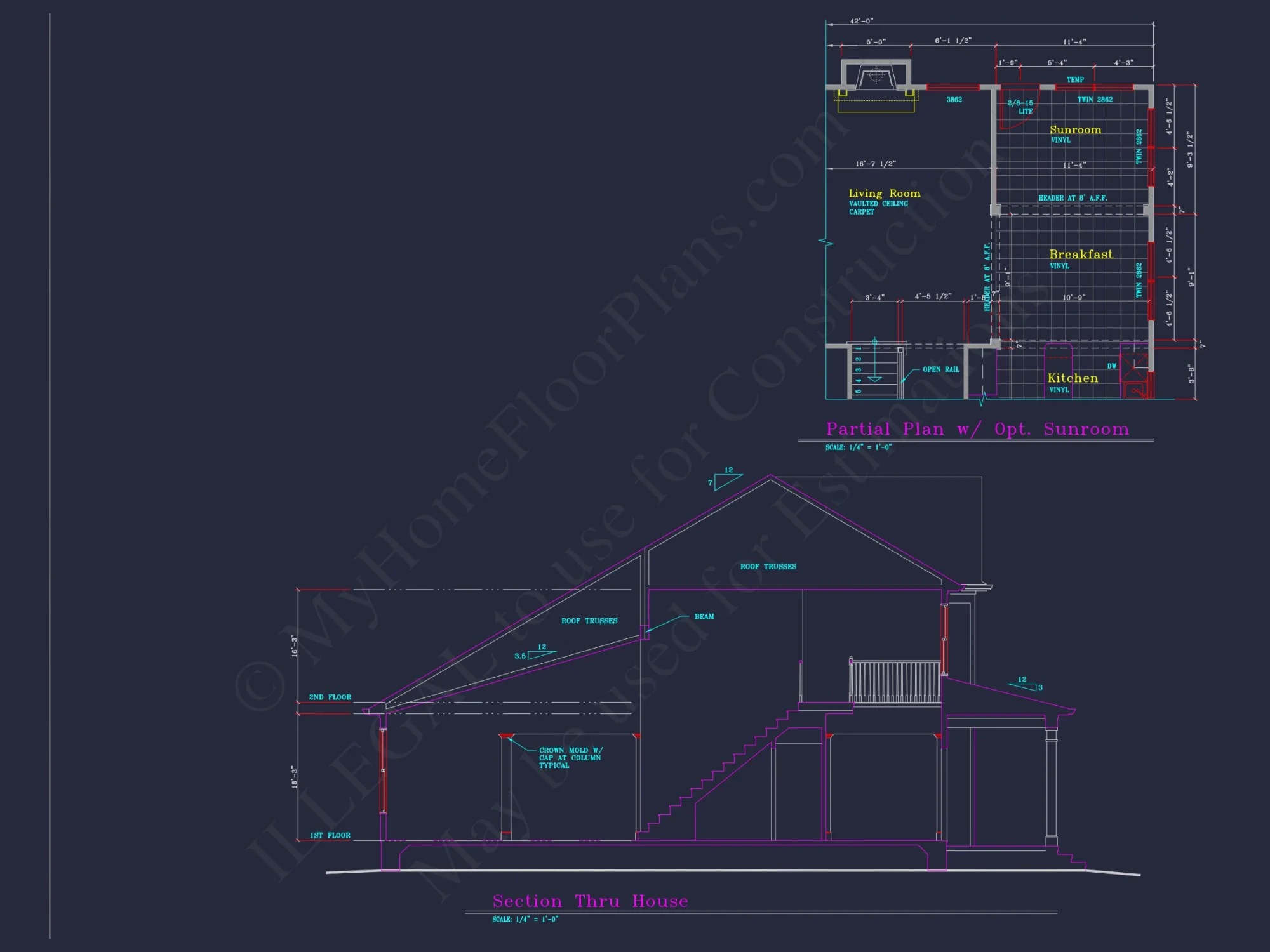Modern Suburban house Plan with 4 Bedrooms and Spacious Layout