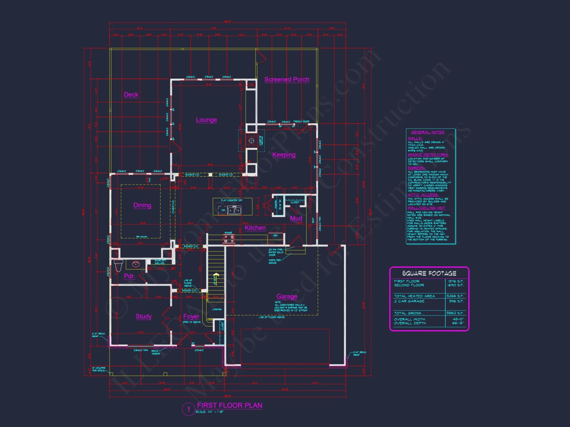 Elegant 4-Bedroom house Plan with 2 Floors and CAD Designs