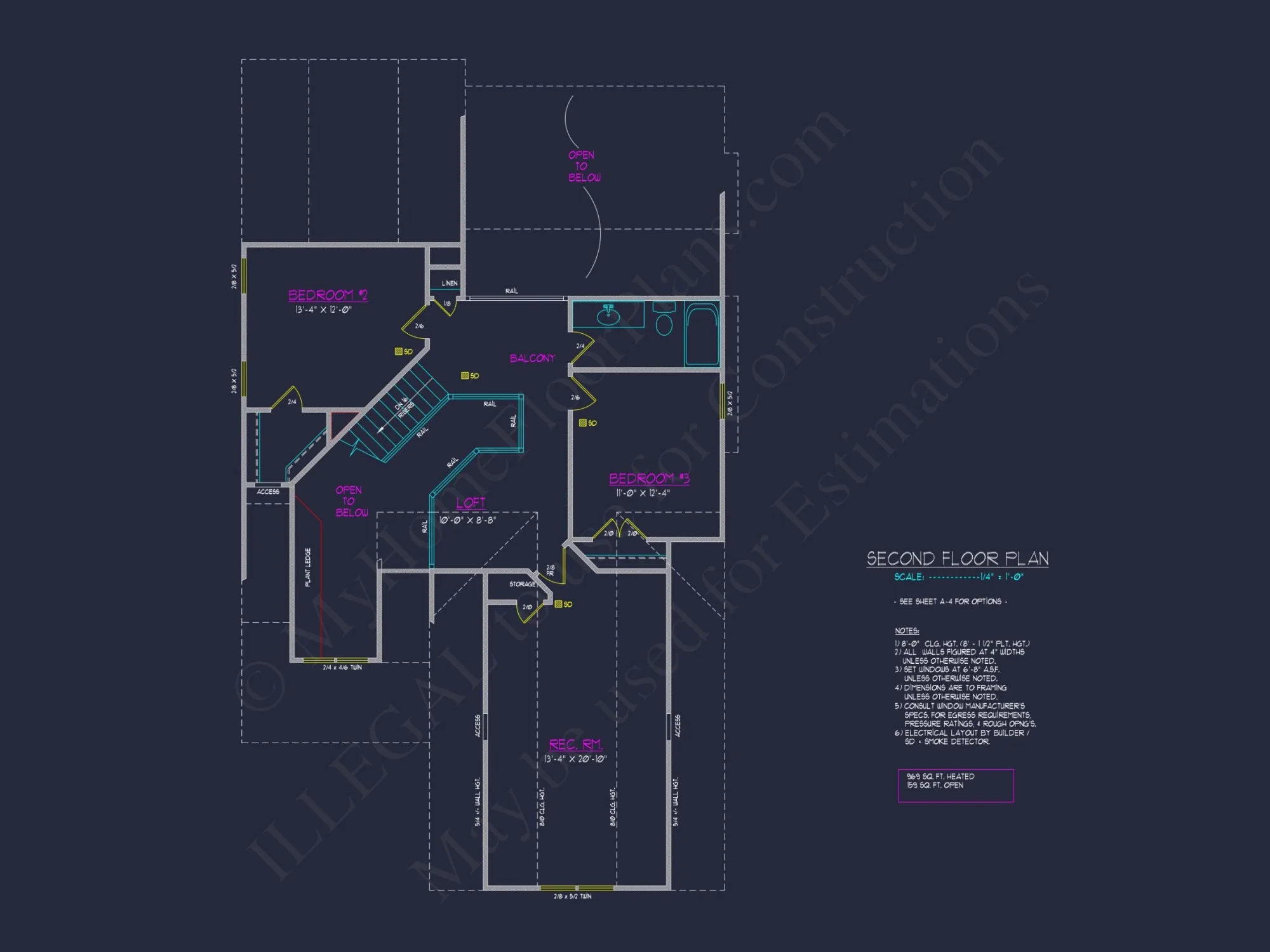 Craftsman house Plan with Open Floor Design & CAD Blueprint