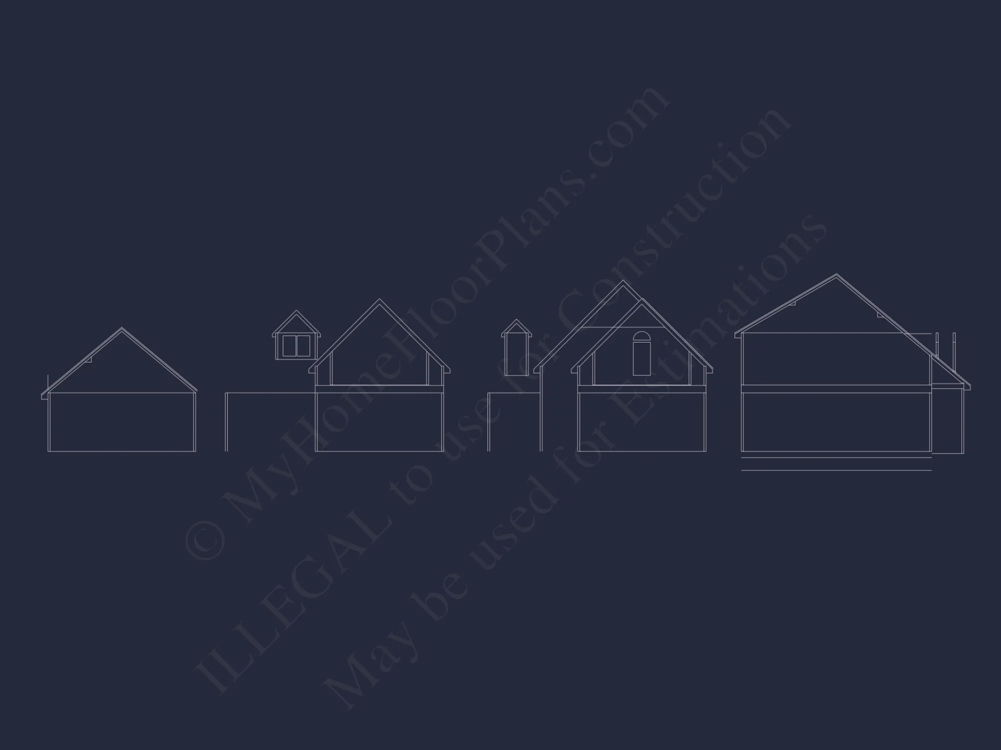 Spacious 4-Bedroom house Plan with CAD Designs and Floor Blueprints
