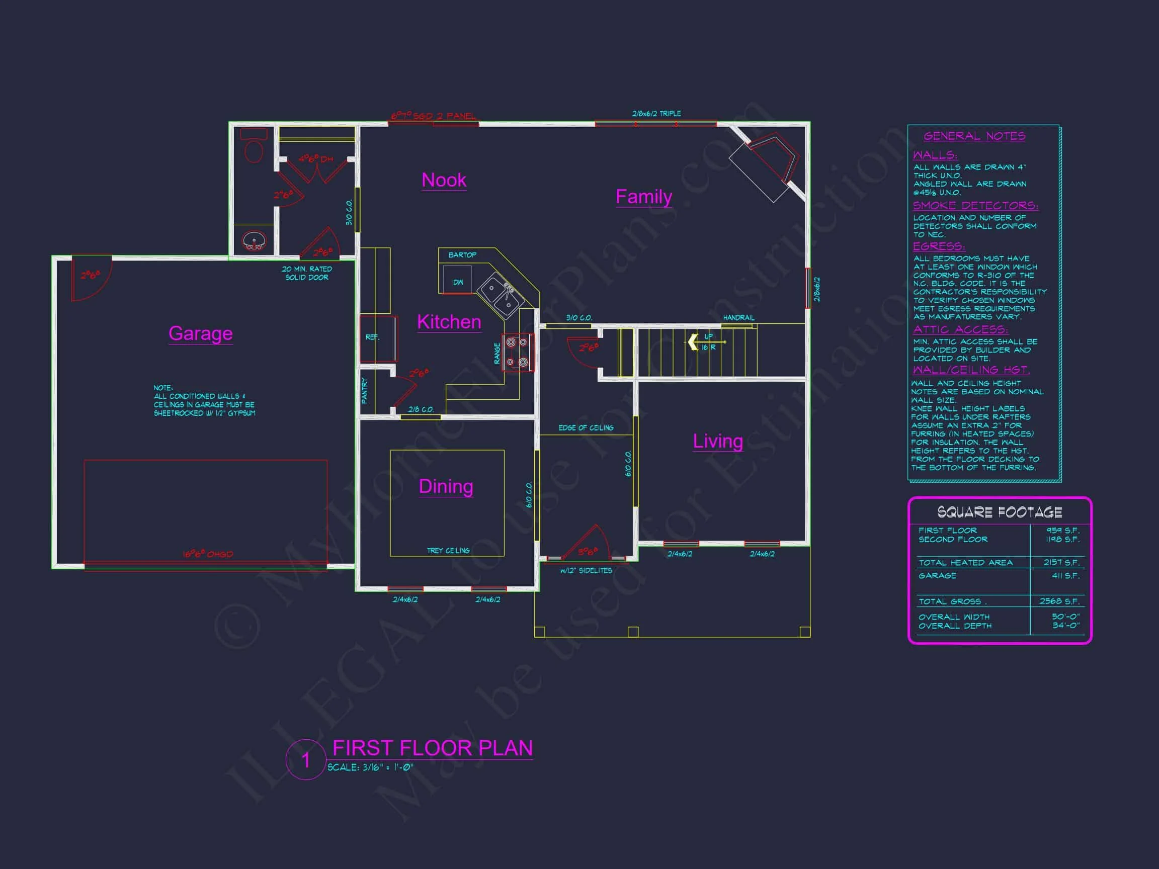 8-1228 HOUSE PLAN - Modern Family House Plan with CAD Blueprint Designs 8 Modern Family house Plan with CAD Blueprint Designs