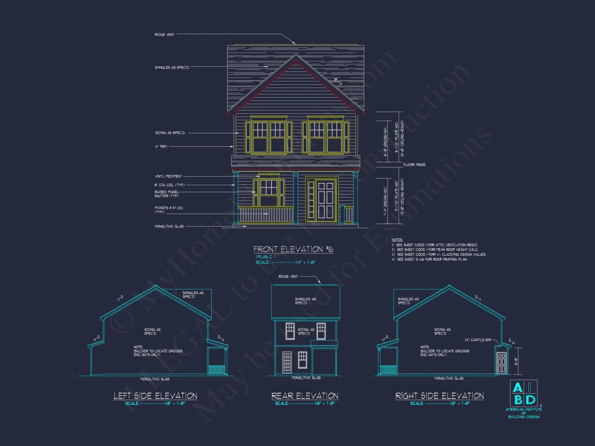 Modern Craftsman house Plan with 2-Story Design and Open Floor Plan