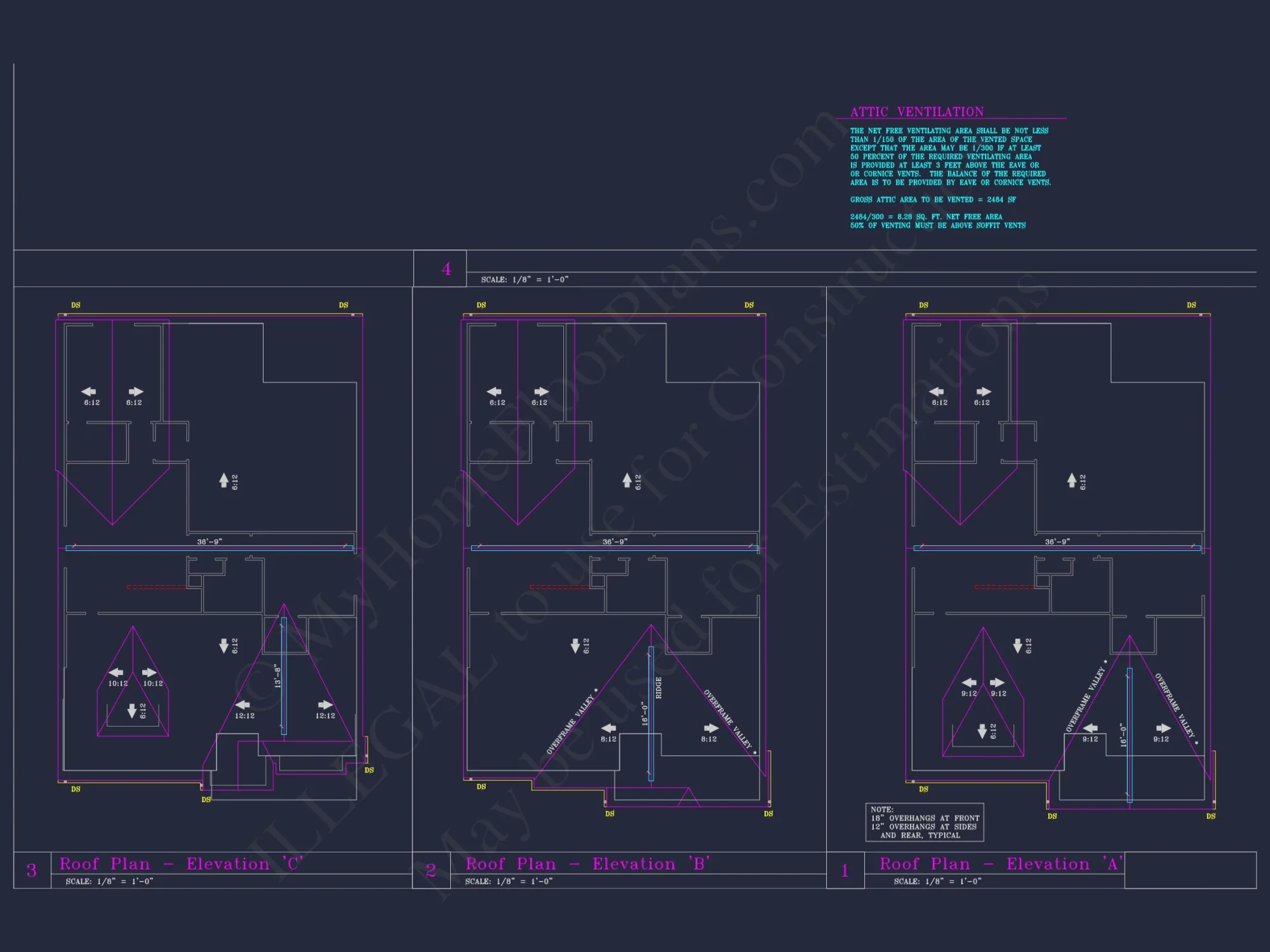 Elegant 2-Story house Plan with 6 Elevations and Open Floor Plans