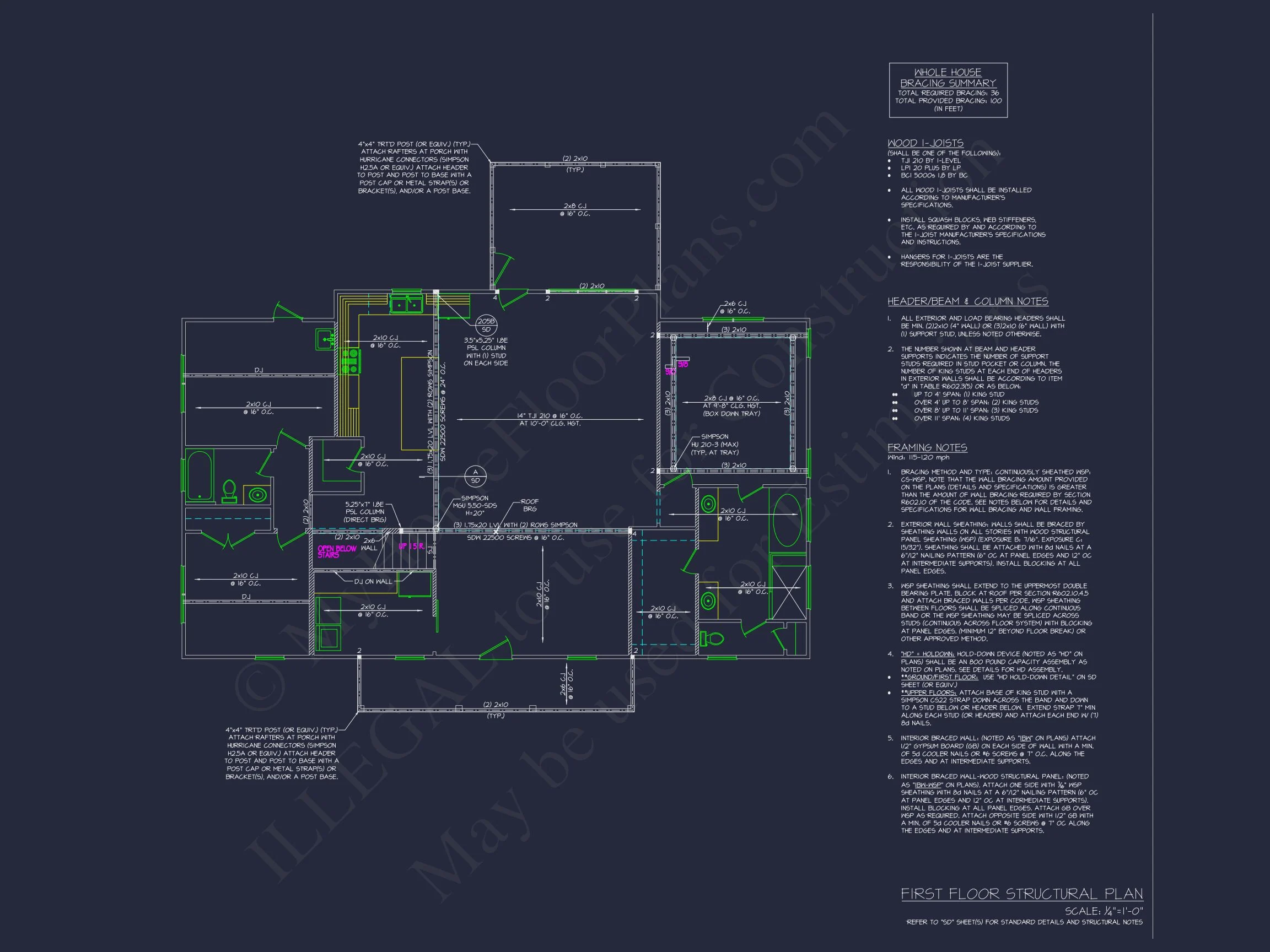 20-1786 HOUSE PLAN - Modern Traditional House Plan with CAD Architectural Designs 11 Modern Traditional house Plan with CAD Architectural Designs