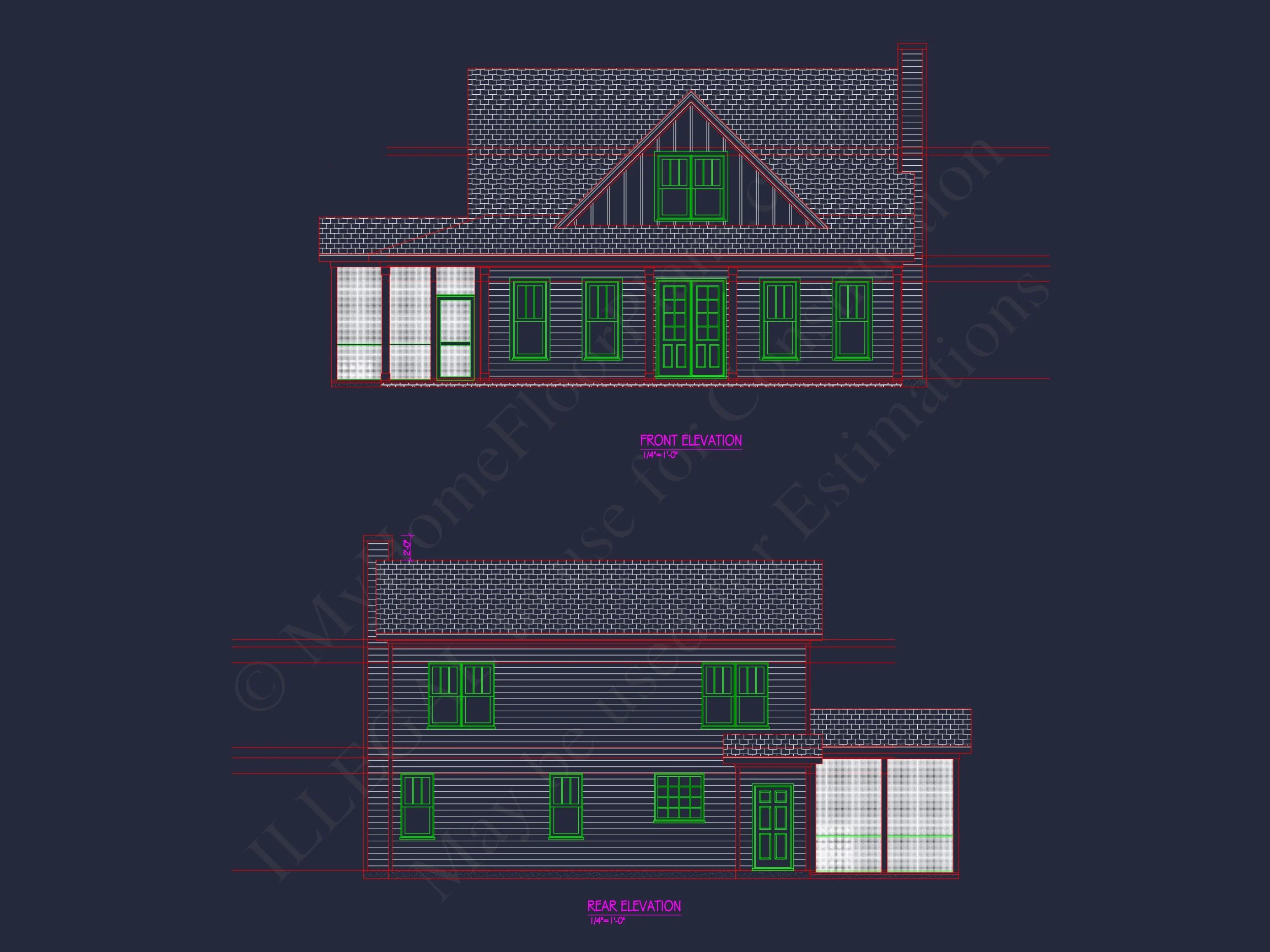 20-1346 HOUSE PLAN - Ideal House plan designs with CAD architecture and blueprints. 2 Ideal house plan designs with CAD architecture and blueprints.