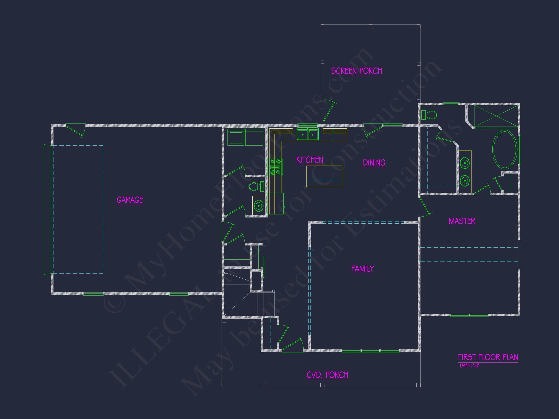 20-1250B HOUSE PLAN - Charming 1.5-Story House Plan with Detailed CAD Designs 4 Charming 1.5-Story house Plan with Detailed CAD Designs