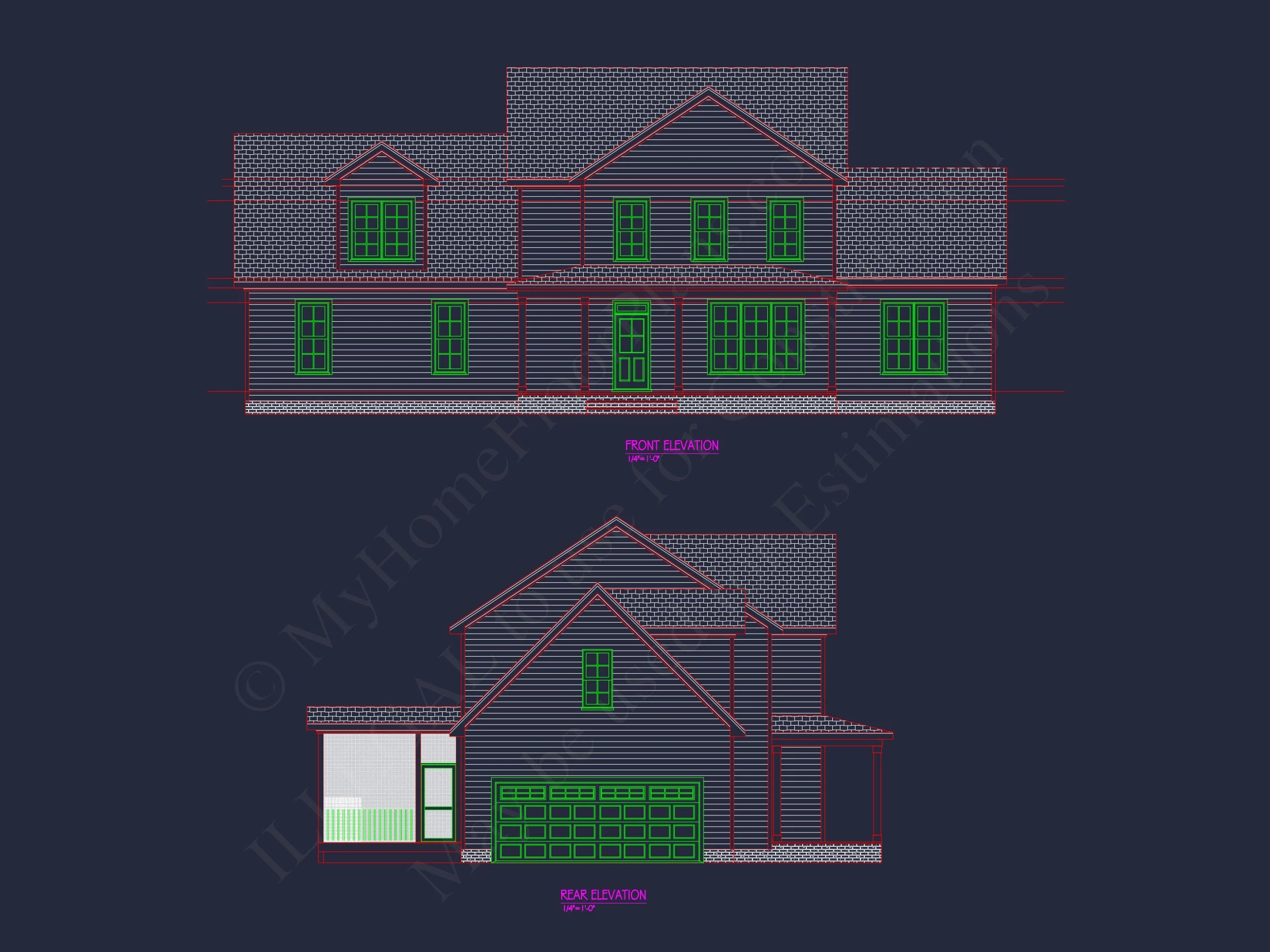 20-1250B HOUSE PLAN - Charming 1.5-Story House Plan with Detailed CAD Designs 2 Charming 1.5-Story house Plan with Detailed CAD Designs
