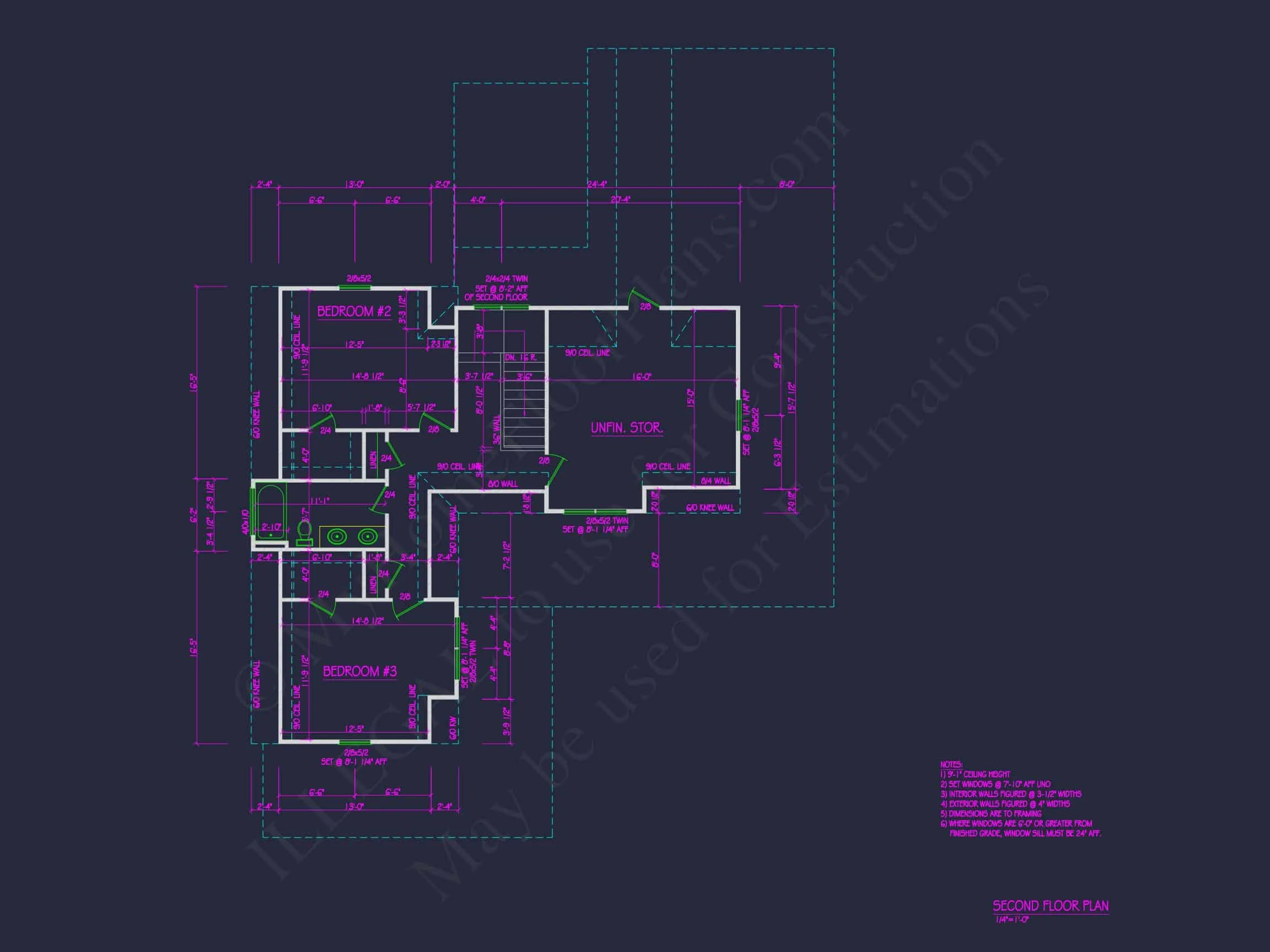19-2380 HOUSE PLAN - Charming 2-Story House Plan with 3 Bedrooms and CAD Blueprints 7 Charming 2-Story house Plan with 3 Bedrooms and CAD Blueprints