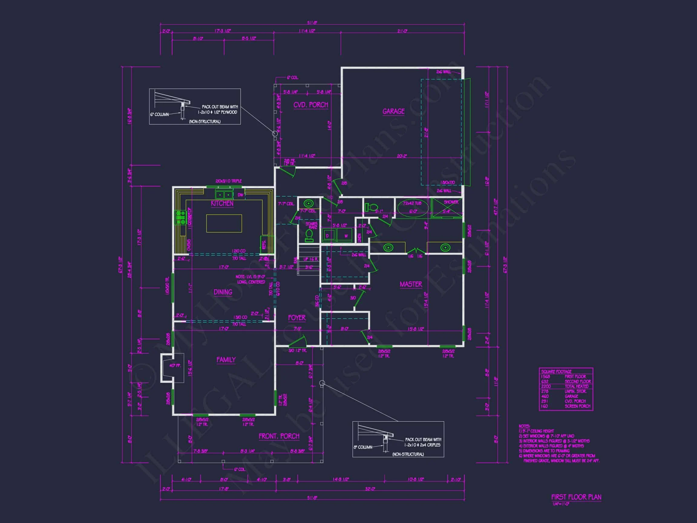 19-2380 HOUSE PLAN - Charming 2-Story House Plan with 3 Bedrooms and CAD Blueprints 6 Charming 2-Story house Plan with 3 Bedrooms and CAD Blueprints