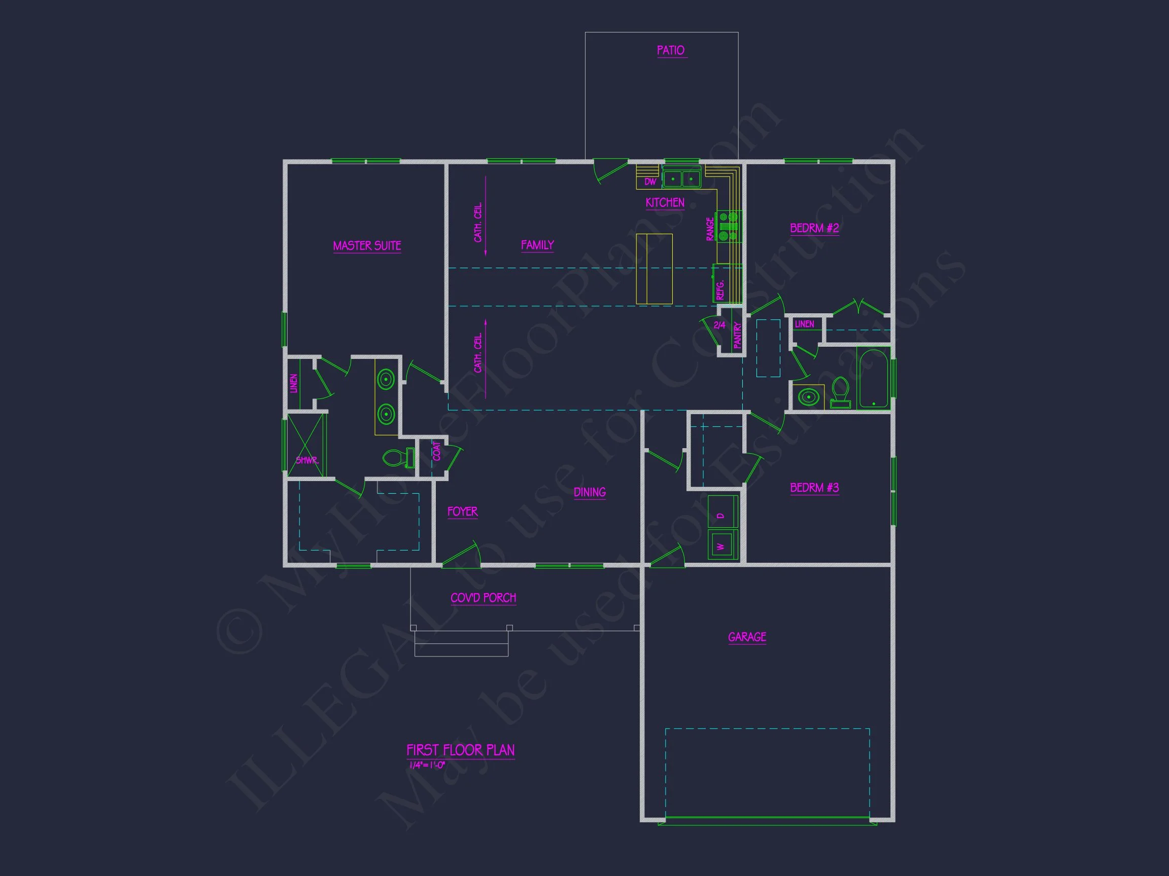 19-2357 HOUSE PLAN - Explore House Floor Plan Blueprint: Traditional CAD Designs 3 Explore house Floor Plan Blueprint: Traditional CAD Designs