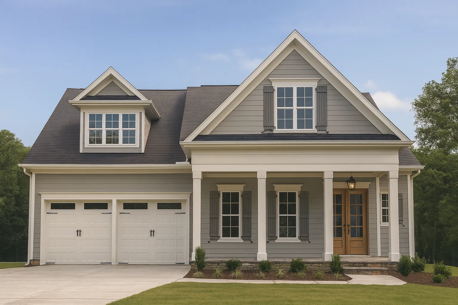 Beautiful Southern house Floor Plan with 2 Stories and CAD Designs