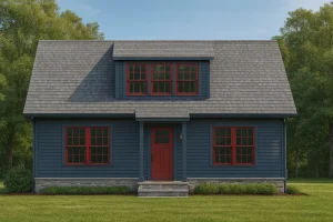 Craftsman-Style House Plan with CAD Designs and Blueprints