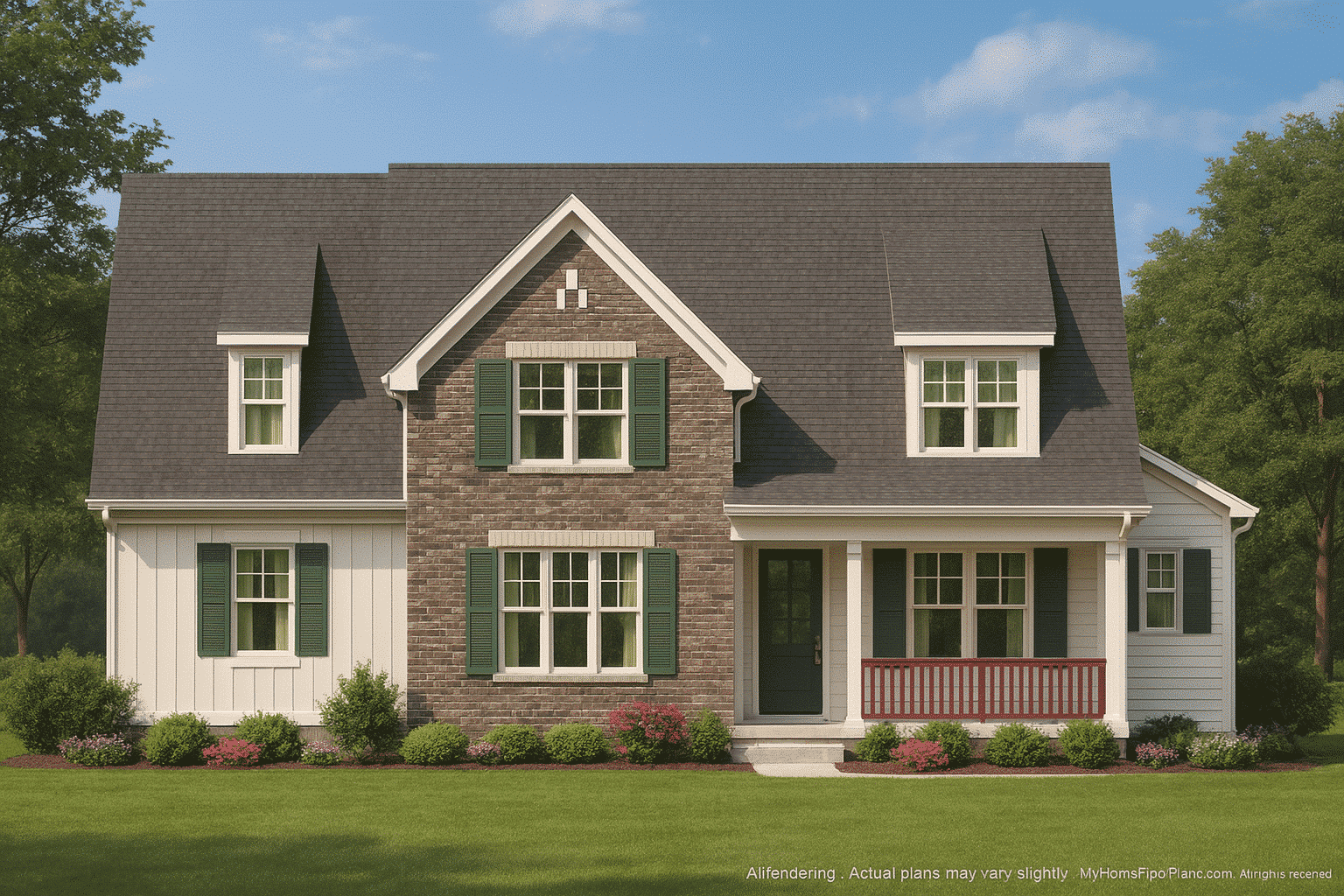 17-1684 HOUSE PLAN - Traditional Farmhouse Plan - 3-Bed, 2.5-Bath, 2,450 SF 2 Traditional Craftsman Home Plan with Spacious Floor Designs