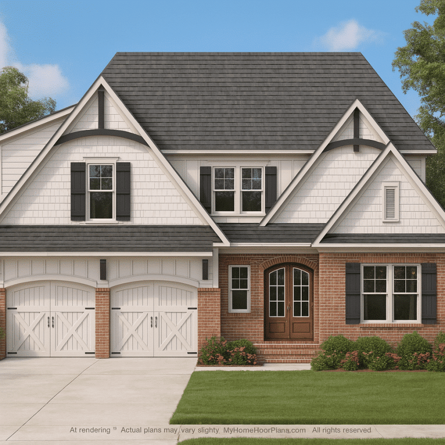 Modern 2-Story House Plan with Open Layout & CAD Blueprints