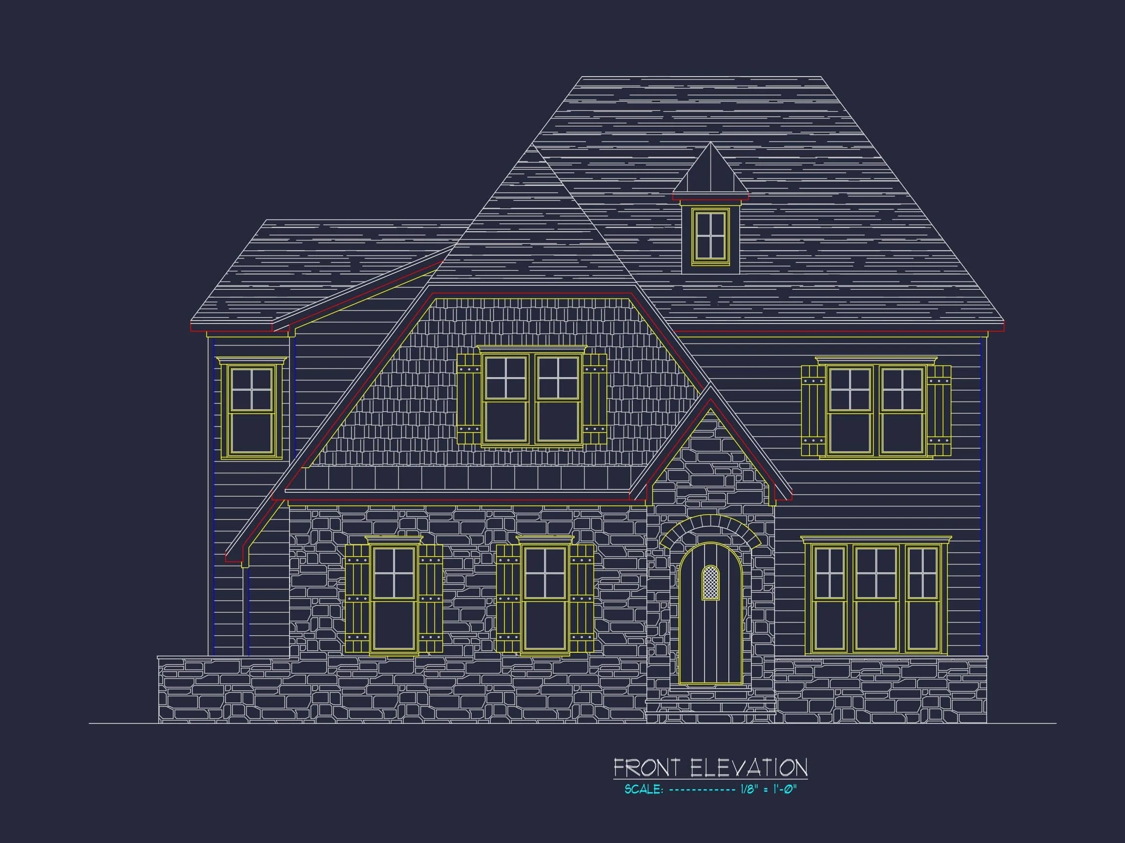 13-1254 HOUSE PLAN - Customizable House Floor Plan with CAD Blueprints and Designs 3 Customizable Home Floor Plan with CAD Blueprints and Designs