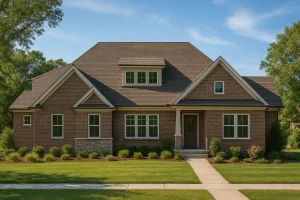 Craftsman Home Plan with Spacious Floor Designs and CAD Blueprints