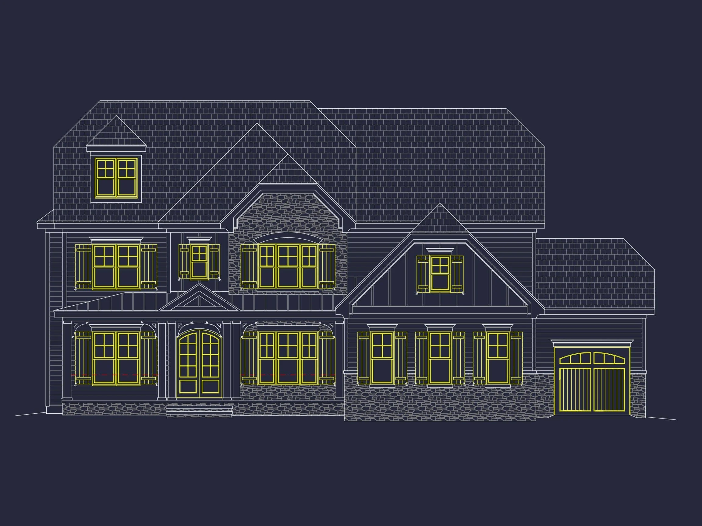 13-1023 HOUSE PLAN - 3-Story House Plan with Spacious Garage and Open Floor Plan 2 13-1023 HOME PLAN
