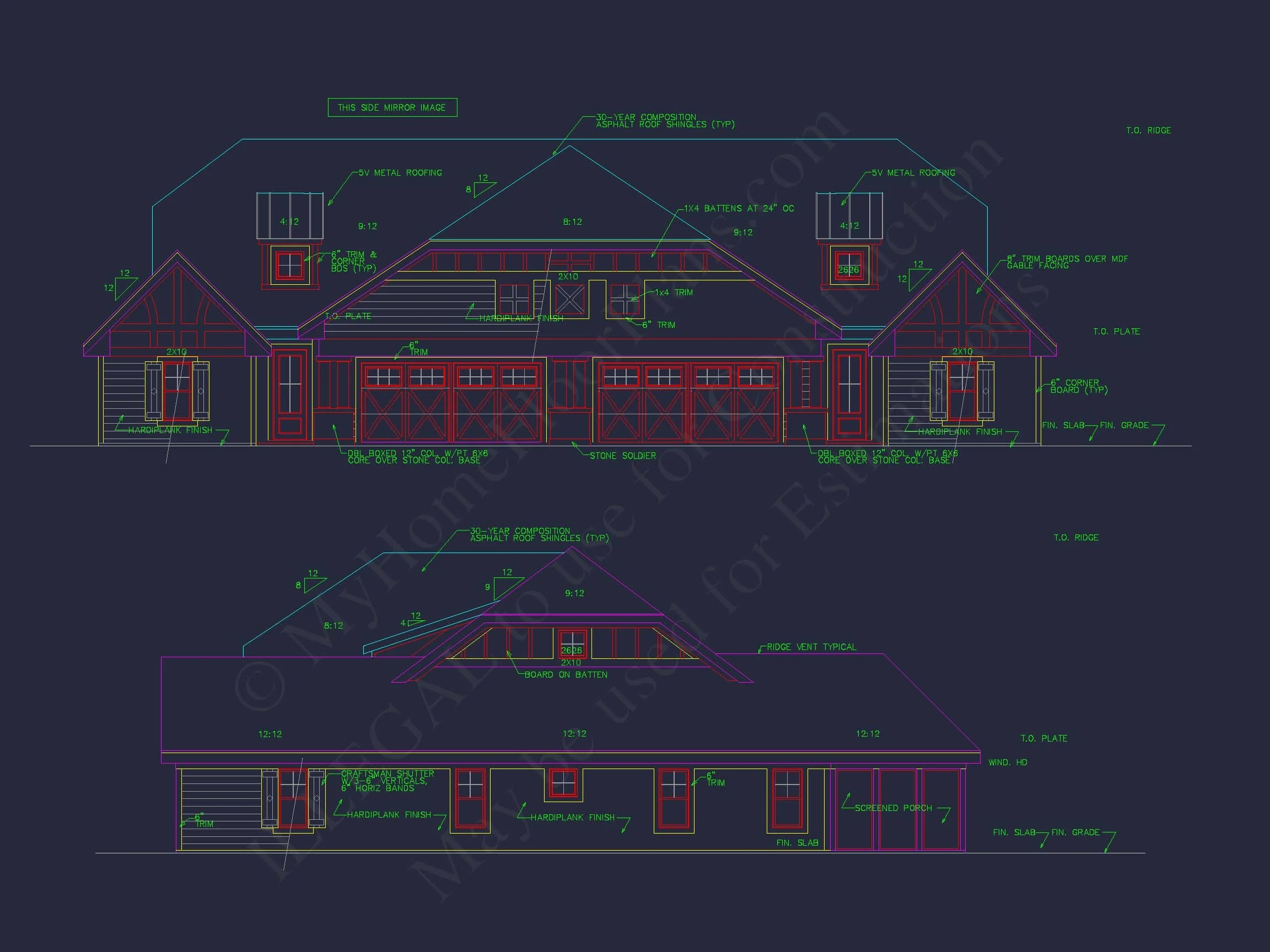 11-1773 HOUSE PLAN - Spacious Craftsman Style House Plan with Functional Design 46 11-1773 HOME PLAN