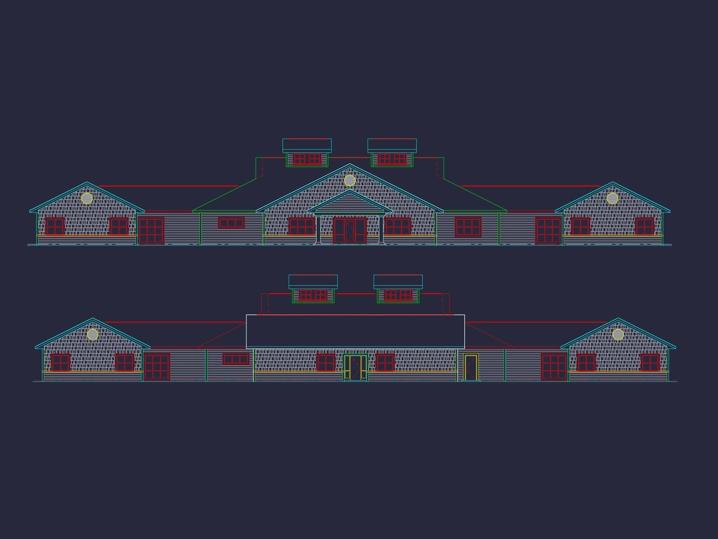 9-1589 BOARDING SCHOOL PLAN - Institutional House Plan with CAD Blueprint - 11, 991 SF Design 2 Institutional-Home-Plan-with-CAD-Blueprint-11991-SF-Design