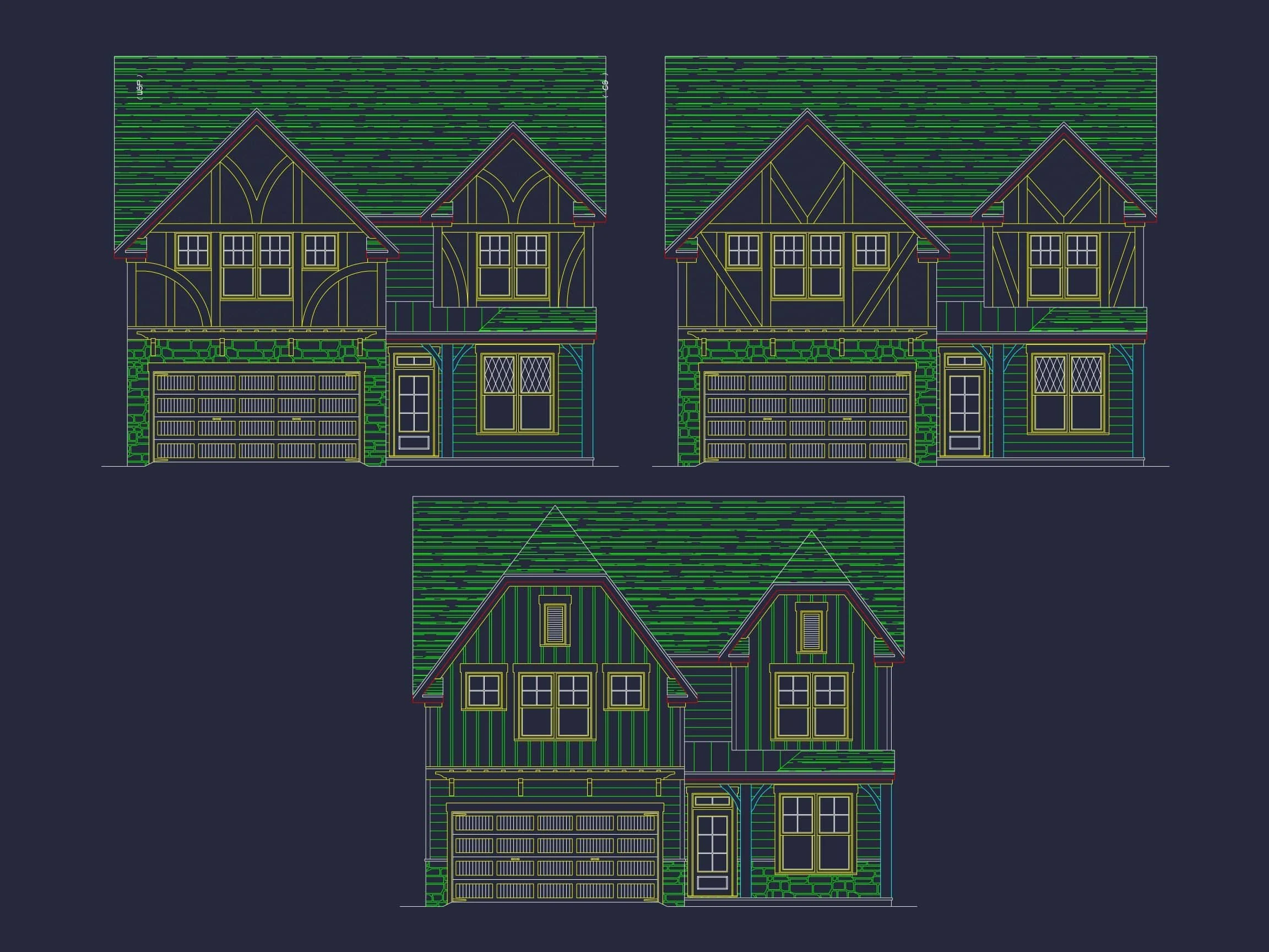 12-2140 HOUSE PLAN -Tudor Revival Home Plan - 4-Bed, 3-Bath, 2,450 SF 2 Charming 2,238 Sq. Ft. Craftsman House Plan with Flexible Layout