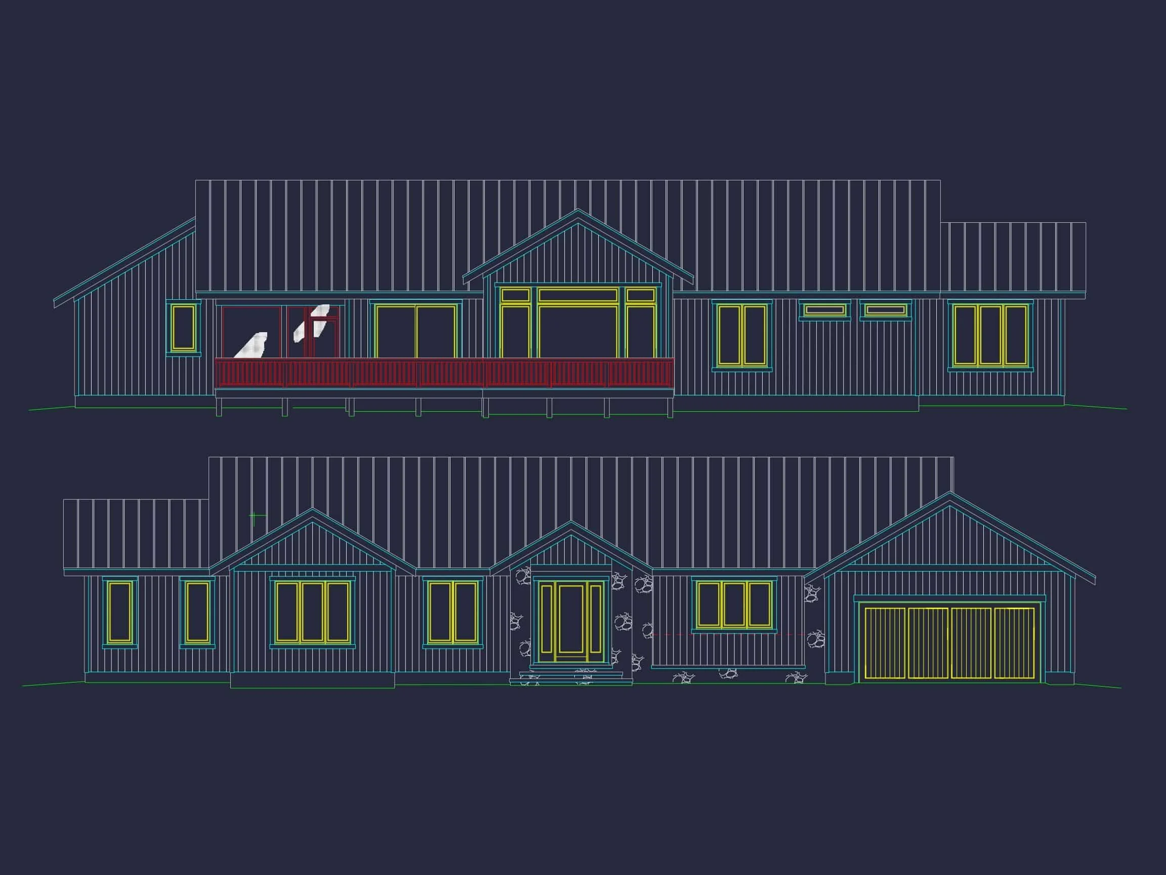 14-1921 HOUSE PLAN - Craftsman Ranch Home Plan - 3-Bed, 3-Bath, 2449 SF 10 Custom Ranch-Style House Plan with Open Layout and Vaulted Ceilings