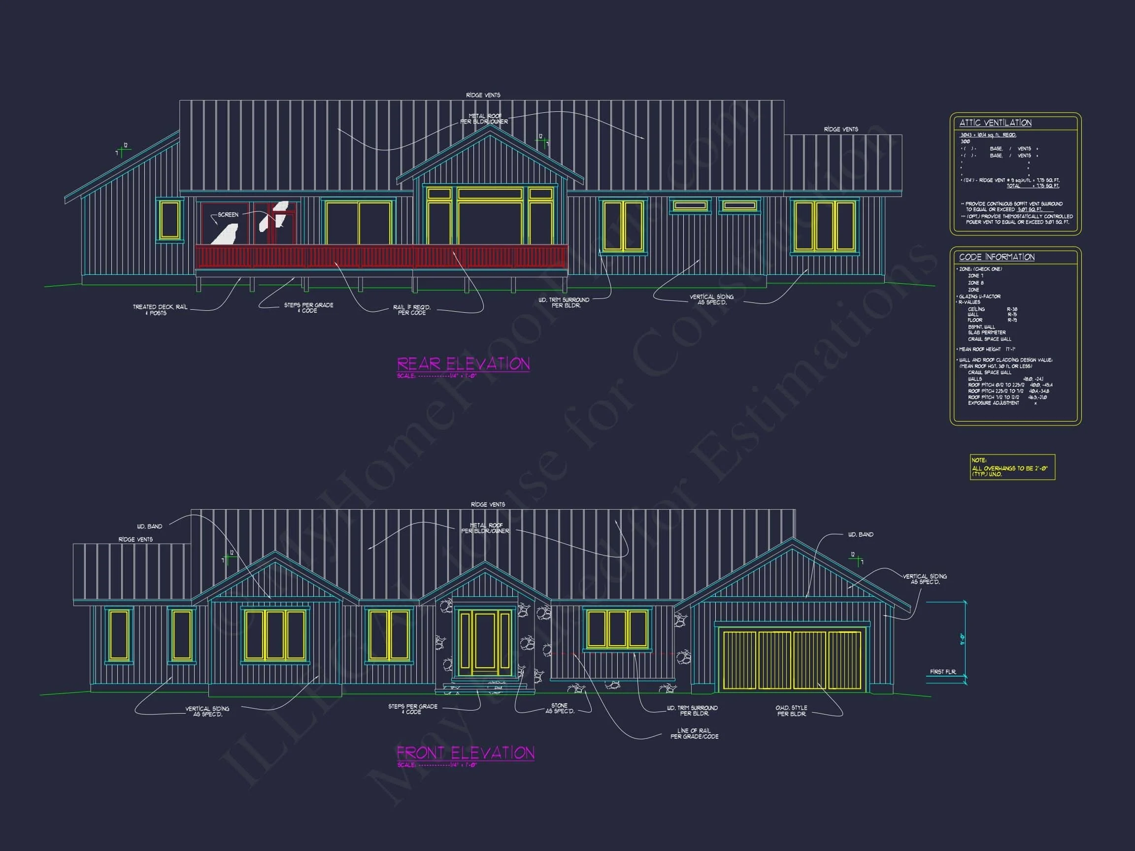 14-1921 HOUSE PLAN - Craftsman Ranch Home Plan - 3-Bed, 3-Bath, 2449 SF 2 Custom Ranch-Style House Plan with Open Layout and Vaulted Ceilings