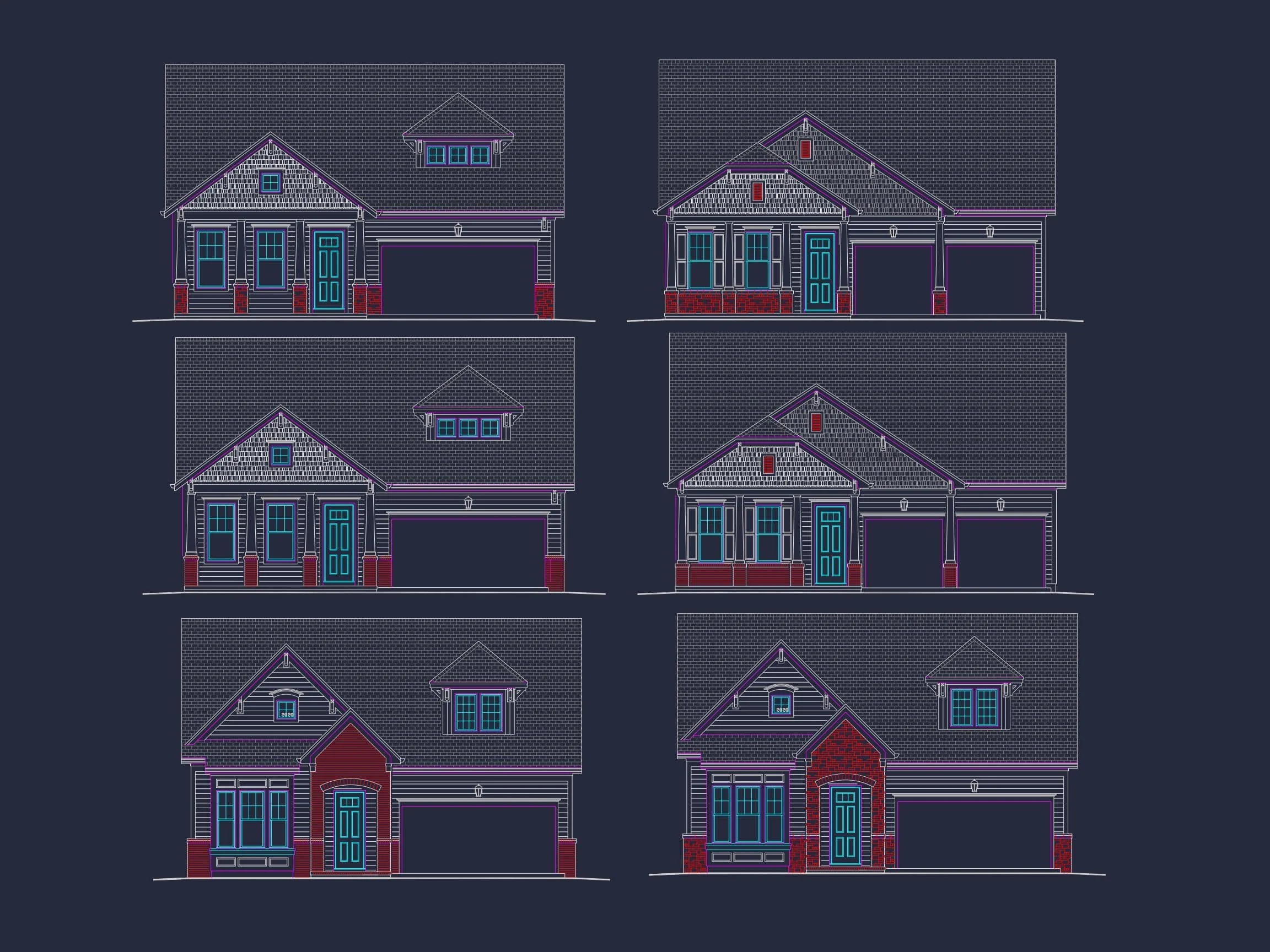7-2325B HOUSE PLAN - Craftsman House Plan with 3 Bedrooms and 2-Car Garage Design 2 Craftsman Home Plan with 3 Bedrooms and 3 Floors of Versatile Living