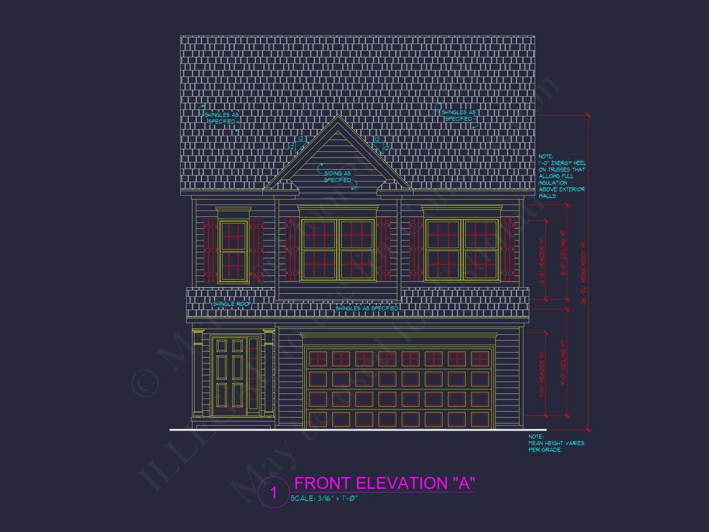 10-1625 HOUSE PLAN -Traditional Colonial Home Plan - 3-Bed, 2.5-Bath, 1,759 SF 2 Modern Suburban House Plan: 2-Story Layout with Open Floor Design