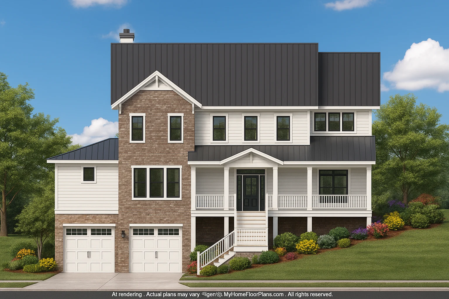 12-2799 HOUSE PLAN - Beach Coastal House Plan with Detailed CAD Floor Designs 2 Beach Coastal Home Plan with Detailed CAD Floor Designs