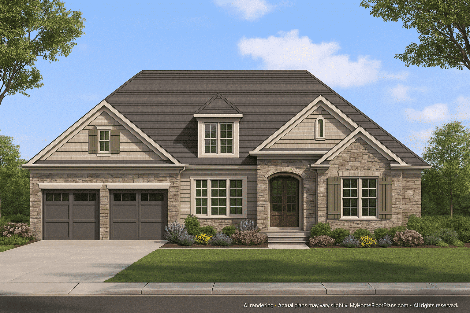 11-1931 HOUSE PLAN - Craftsman House Plan with Spacious Floor Plan and CAD Designs 2 Craftsman Home Plan with Spacious Floor Plan and CAD Designs