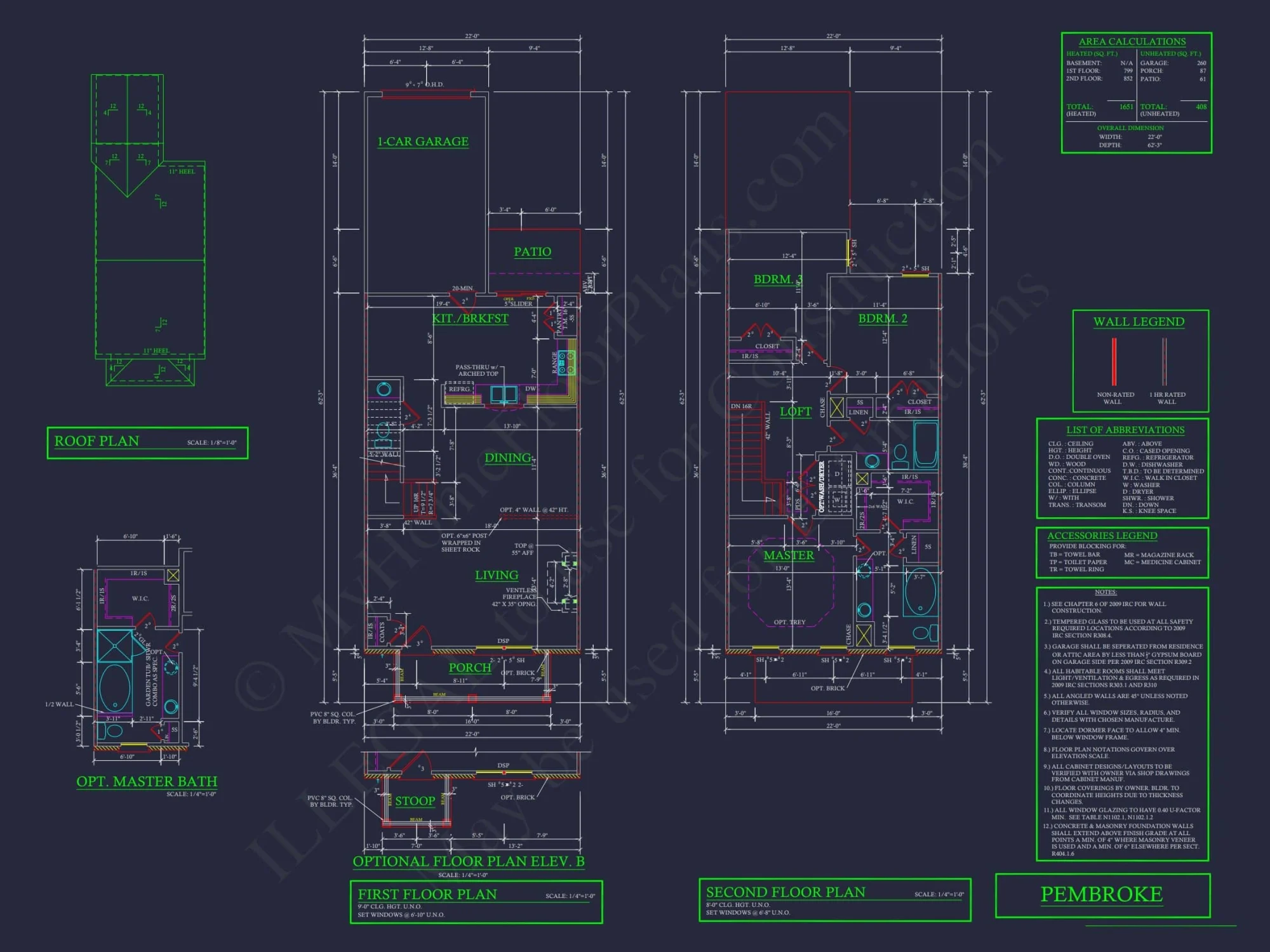 11-1083-2 7-UNIT TOWNHOME PLAN