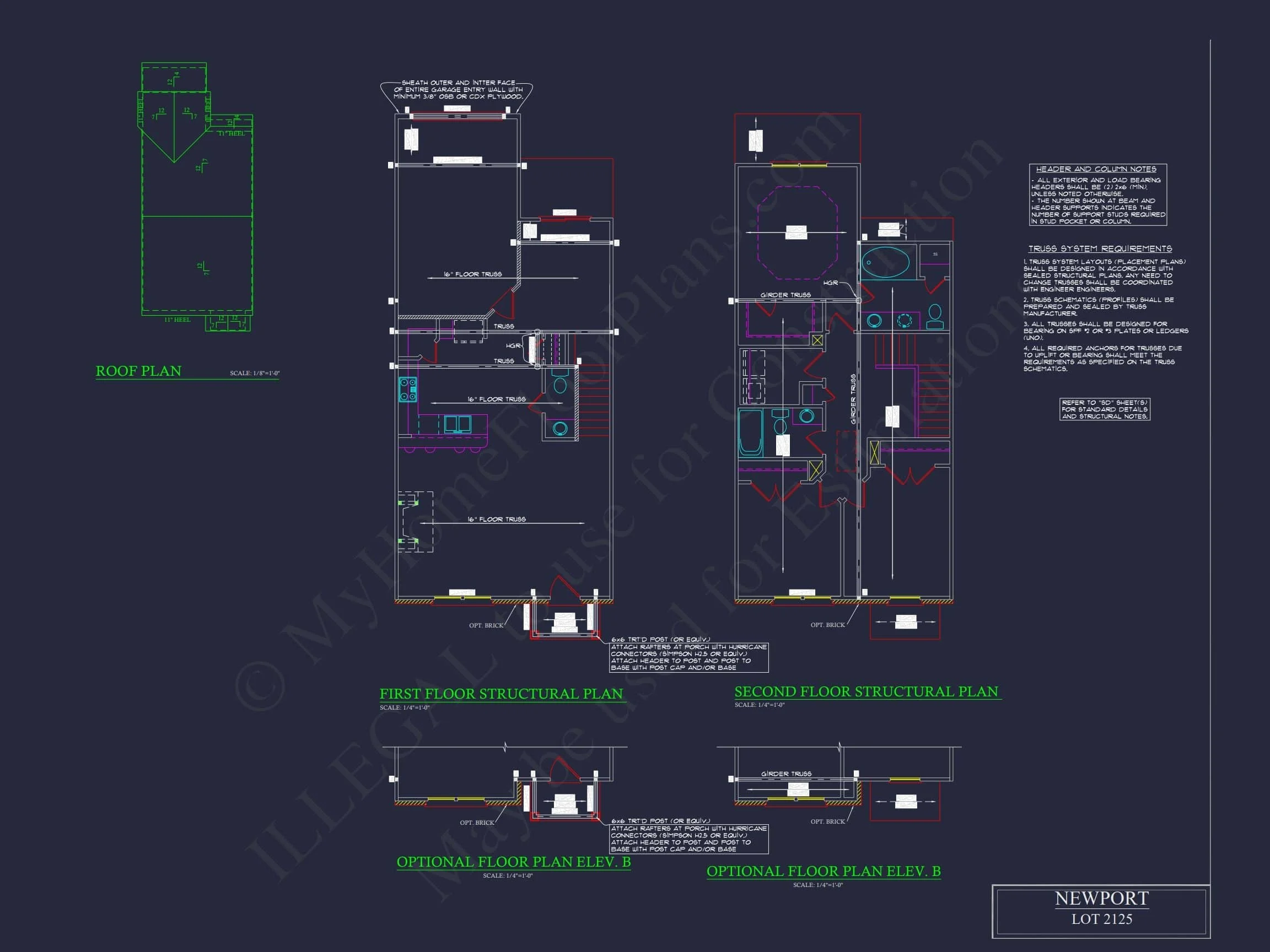 11-1083-2 7-UNIT TOWNHOUSE PLAN - Colonial Townhouse Plan with Spacious Layout and CAD Designs 31 Colonial Townhome Plan with Spacious Layout and CAD Designs