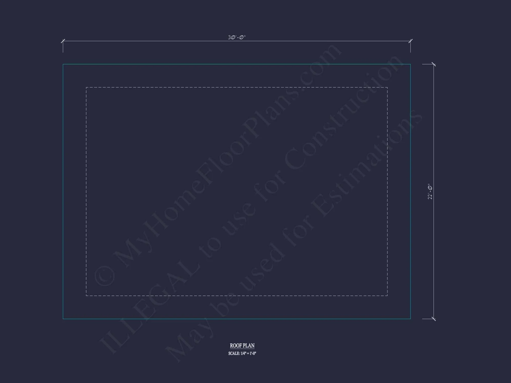 Modern Carport House Floor Plan Sleek 2-Bay Design with CAD Files