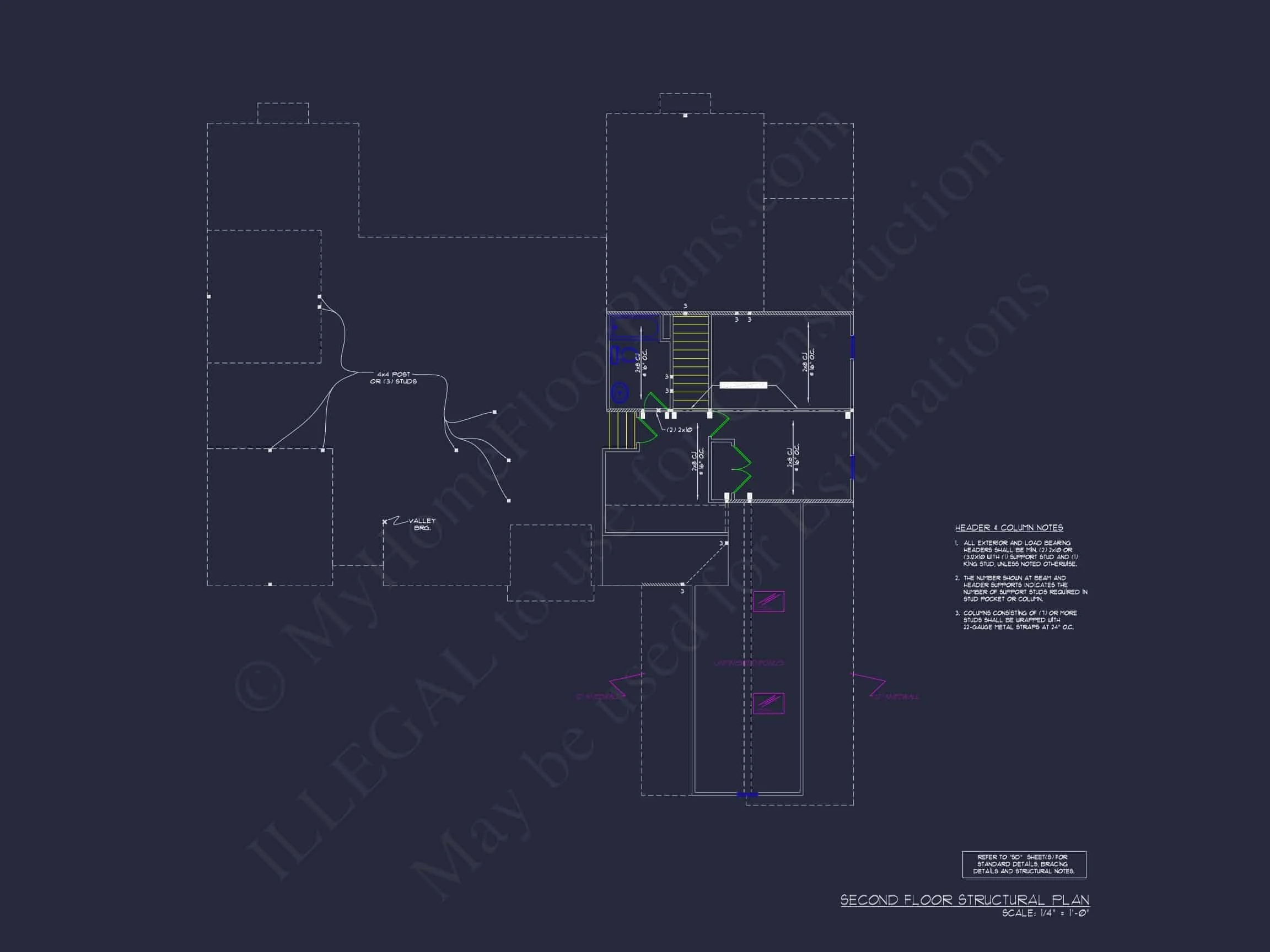 16-1346 HOUSE PLAN - House Plan and Blueprint: Functional Design with CAD and Architecture 4 Functional 2-Story House Plan with Modern Blueprint Design
