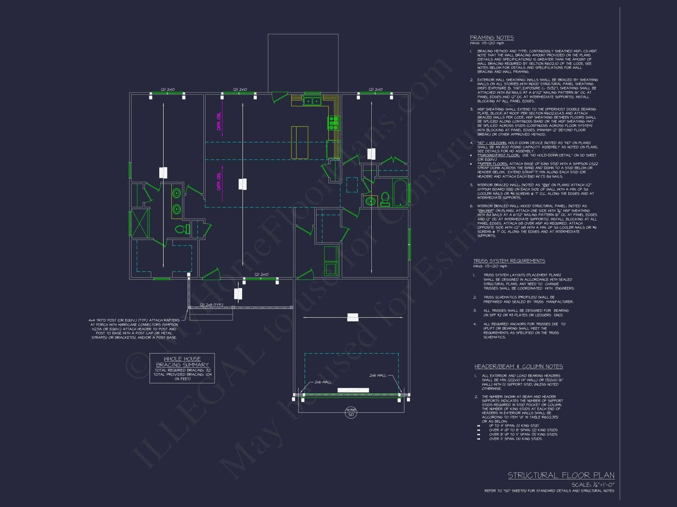 20-1711 HOUSE PLAN - Modern Craftsman House Plan with 3 Bedrooms and CAD Designs 6 Modern Craftsman House Plan with 3 Bedrooms and Open Layout