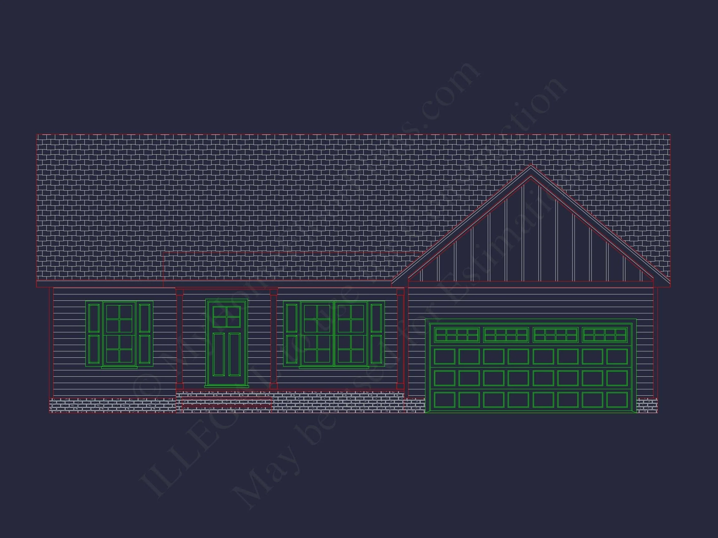 20-1711 HOUSE PLAN - Modern Craftsman House Plan with 3 Bedrooms and CAD Designs 2 Modern Craftsman House Plan with 3 Bedrooms and Open Layout