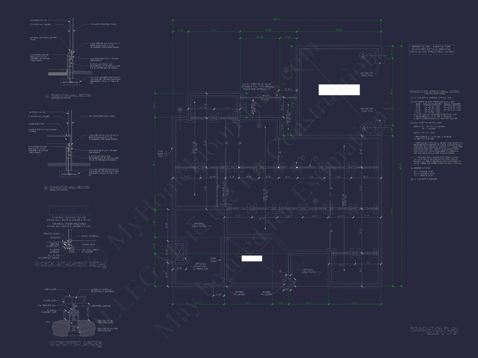 Beautiful 1-Story House Plan with Vaulted Ceilings & CAD Files