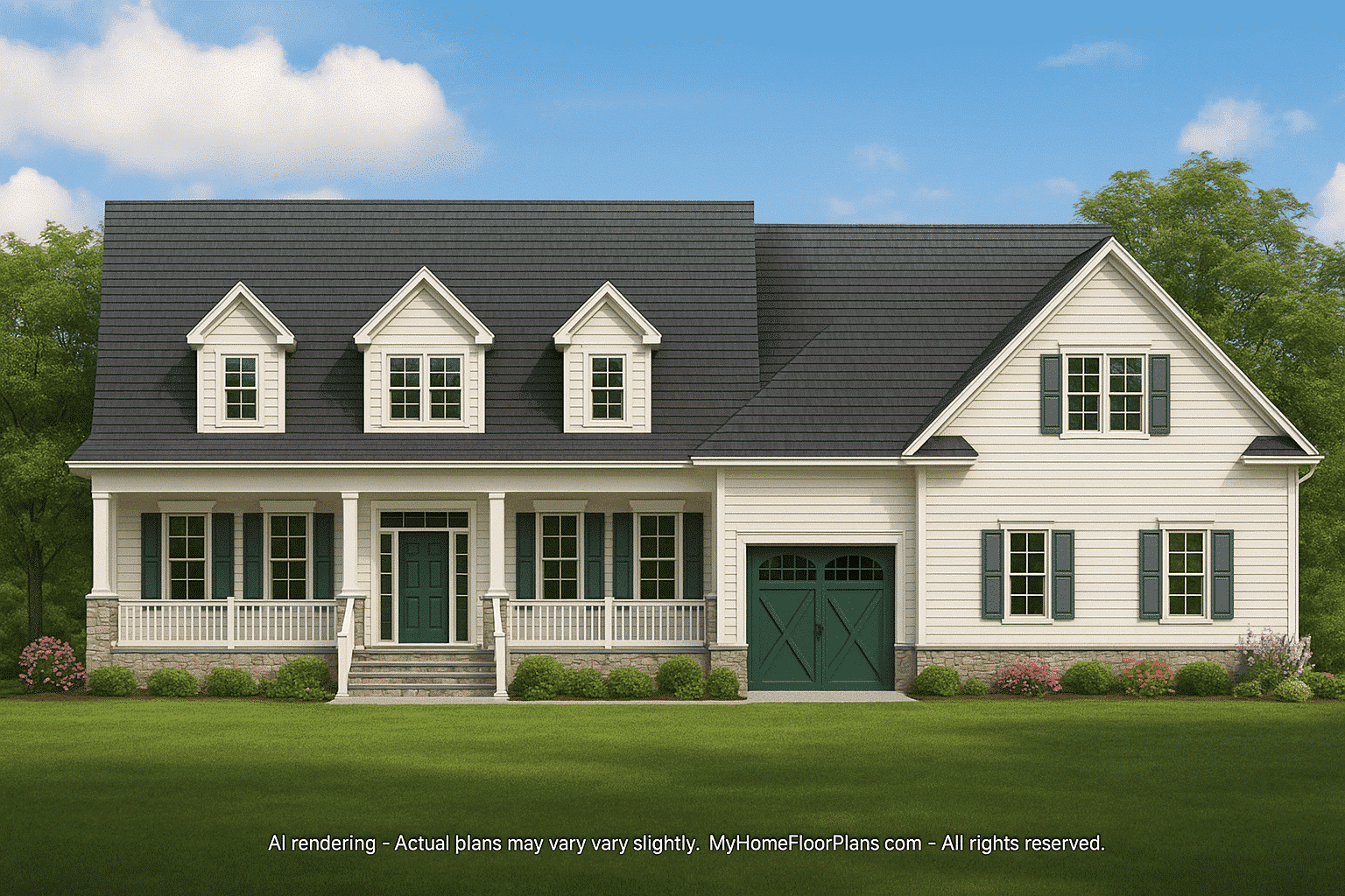 11-2044 HOUSE PLAN - Beautiful House Plan Blueprint with CAD Designs and Floor Plan 2 **IMPORTANT** Make the house as realistic as possible, landscape orientation, and display entire house. Do not off right or left side of house!