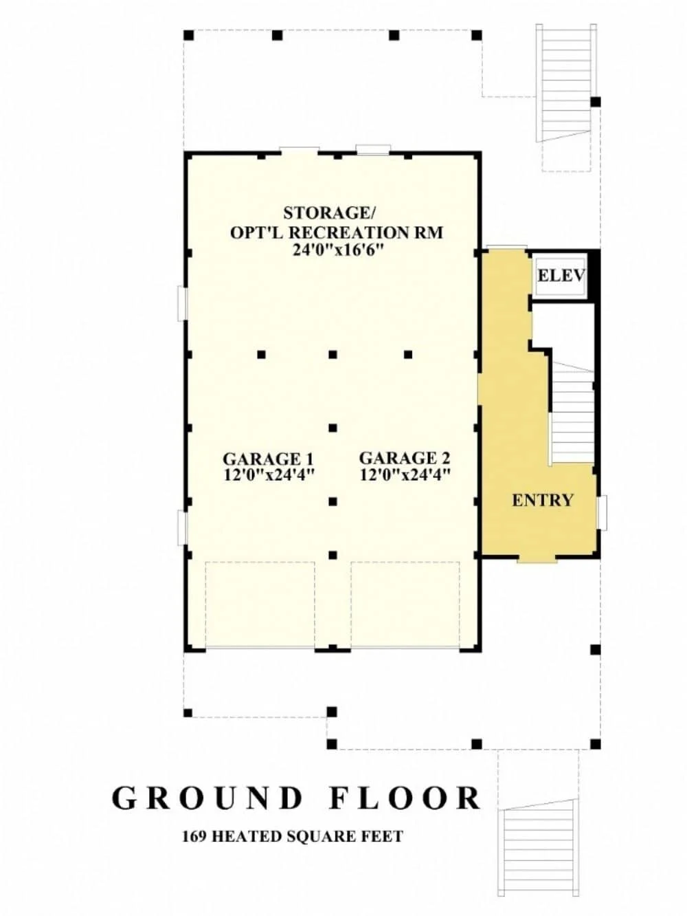 18-1726 HOUSE PLAN - Coastal House Plan with 4 Bedrooms, 3 Baths & CAD Designs 6 Coastal Home Plan with 4 Bedrooms, 3 Baths & CAD Designs