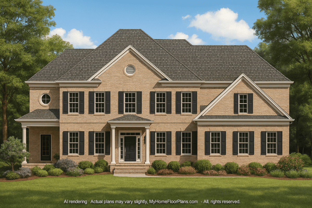 IMPORTANT Make the house as realistic as possible, landscape orientation, and display entire house. Do not off right or left side of house!
