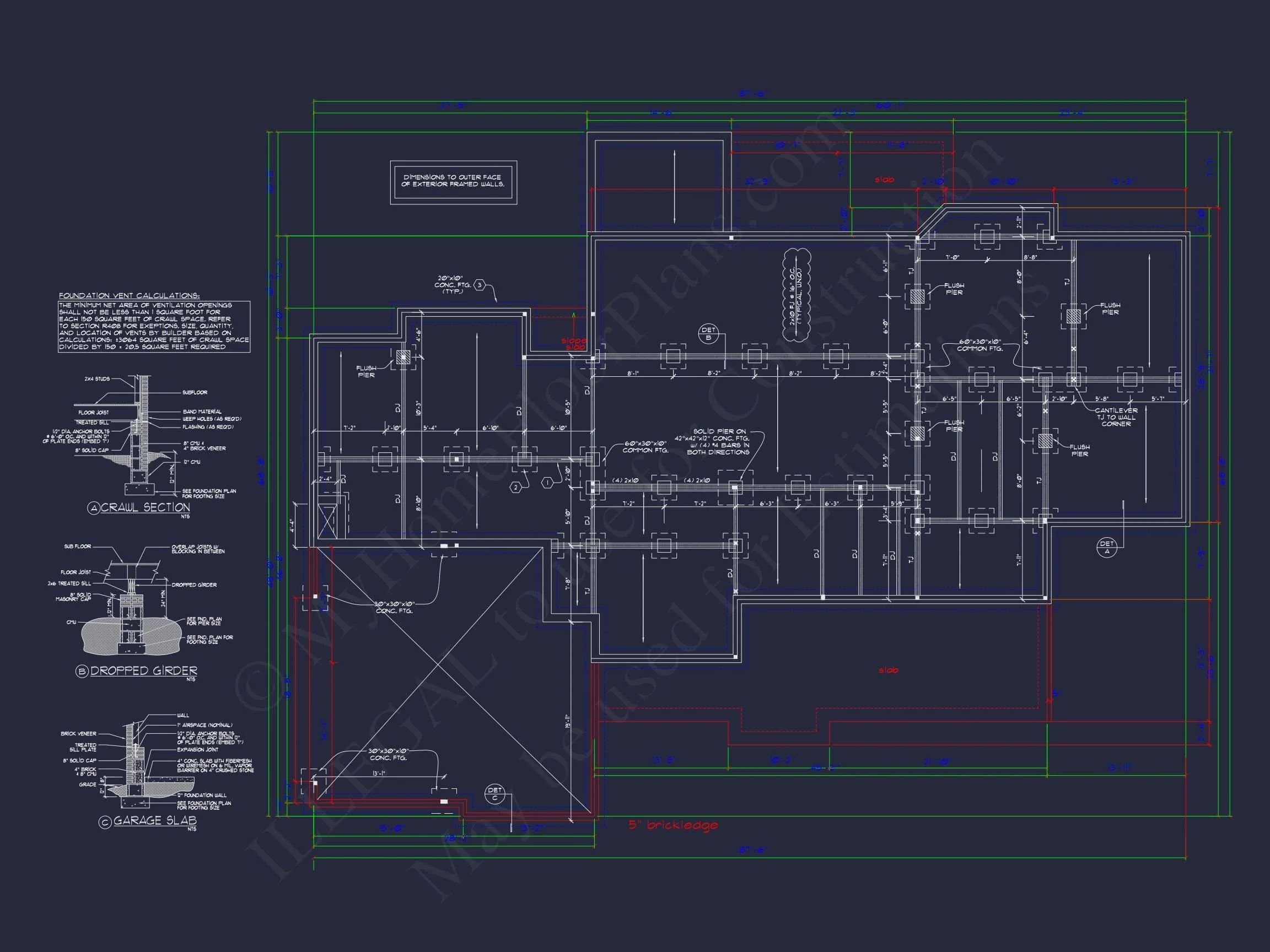 9-1708 HOUSE PLAN - Modern House Floor Plan Blueprint with CAD Designs – 4 Beds, 2 Stories 4 Modern 2-Story House Plan with 4 Bedrooms and CAD Blueprints