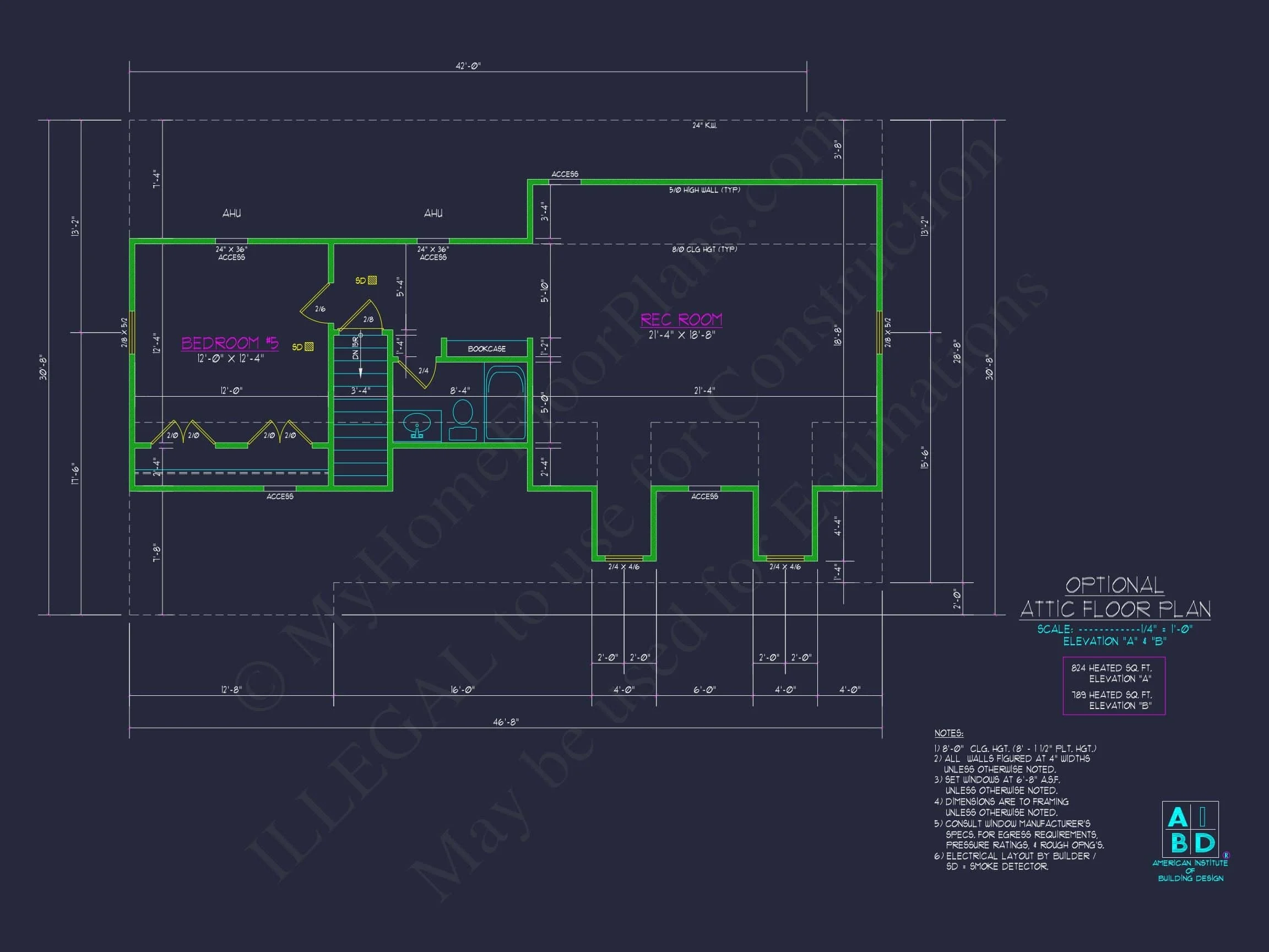 10-1546 HOUSE PLAN - Modern House Plan with Detailed Floor Designs and CAD Blueprints 18 Modern Home Plan with Detailed Floor Designs and CAD Blueprints
