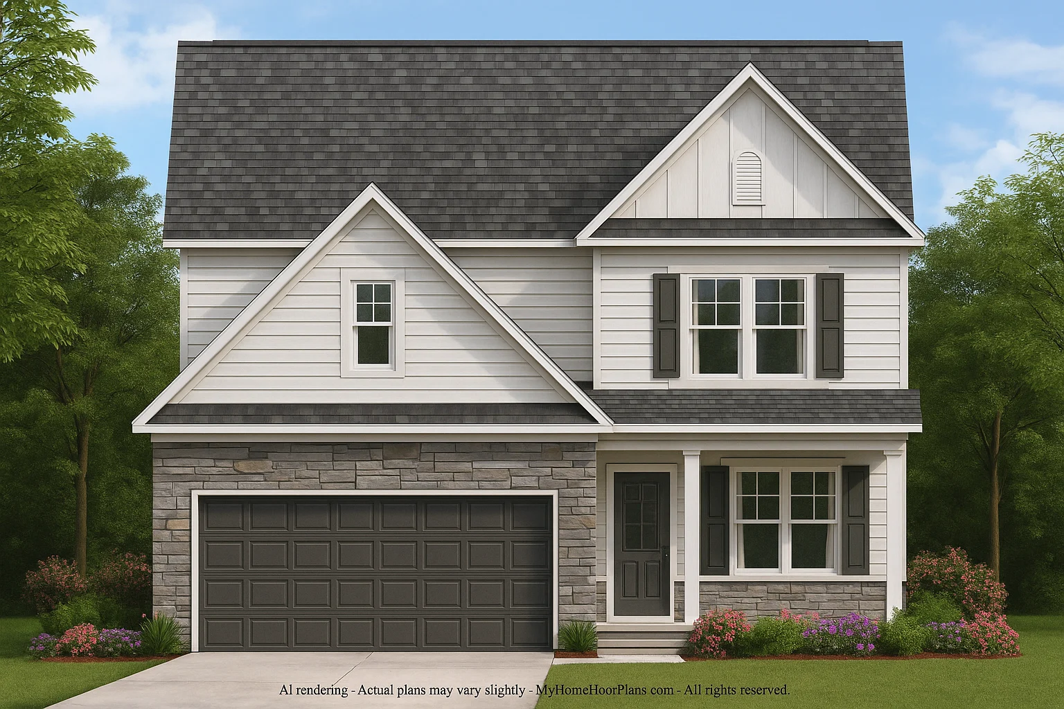 14-1423 HOUSE PLAN - House Floor Plan Blueprint with 4 Bedrooms | CAD Designs 2 IMPORTANT Make the house as realistic as possible, landscape orientation, and display entire house. Do not cut off right or left side of house!