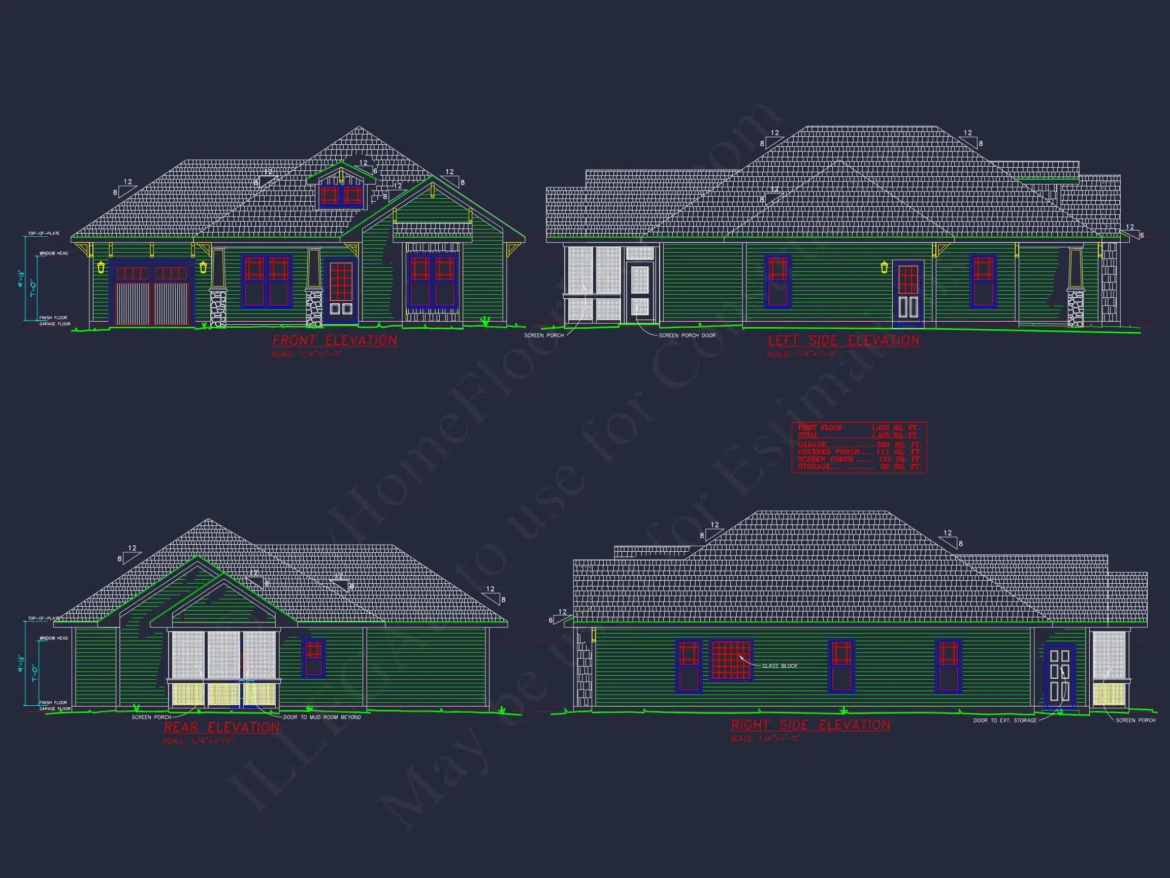 9-1412/9-1335D HOUSE PLAN - Craftsman House Plan with 3 Bedrooms, 2 Baths, and CAD Designs 11 Craftsman Home Plan with 3 Bedrooms, 2 Baths, and CAD Designs